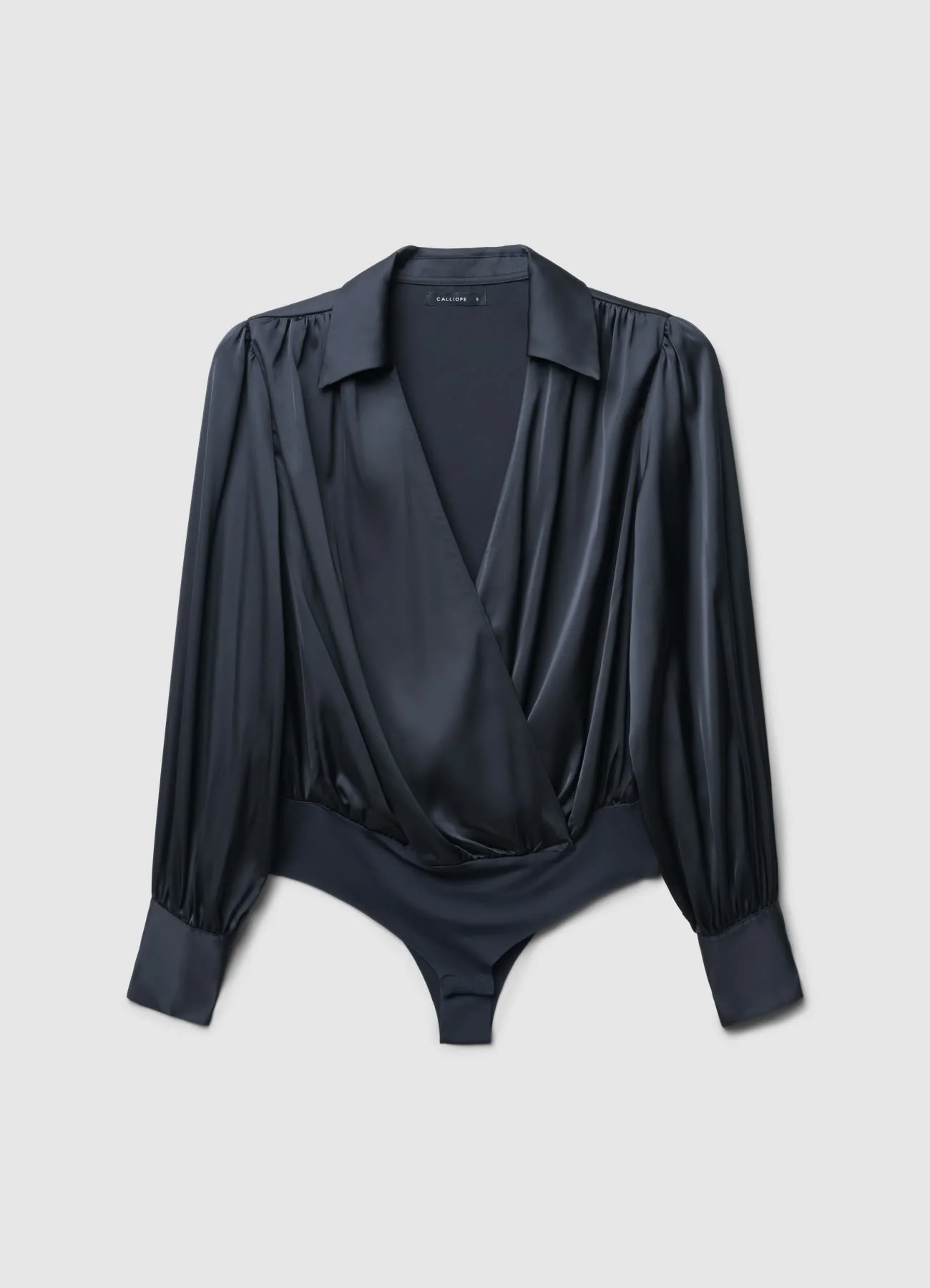 Camicia body in simil satin - Image 5