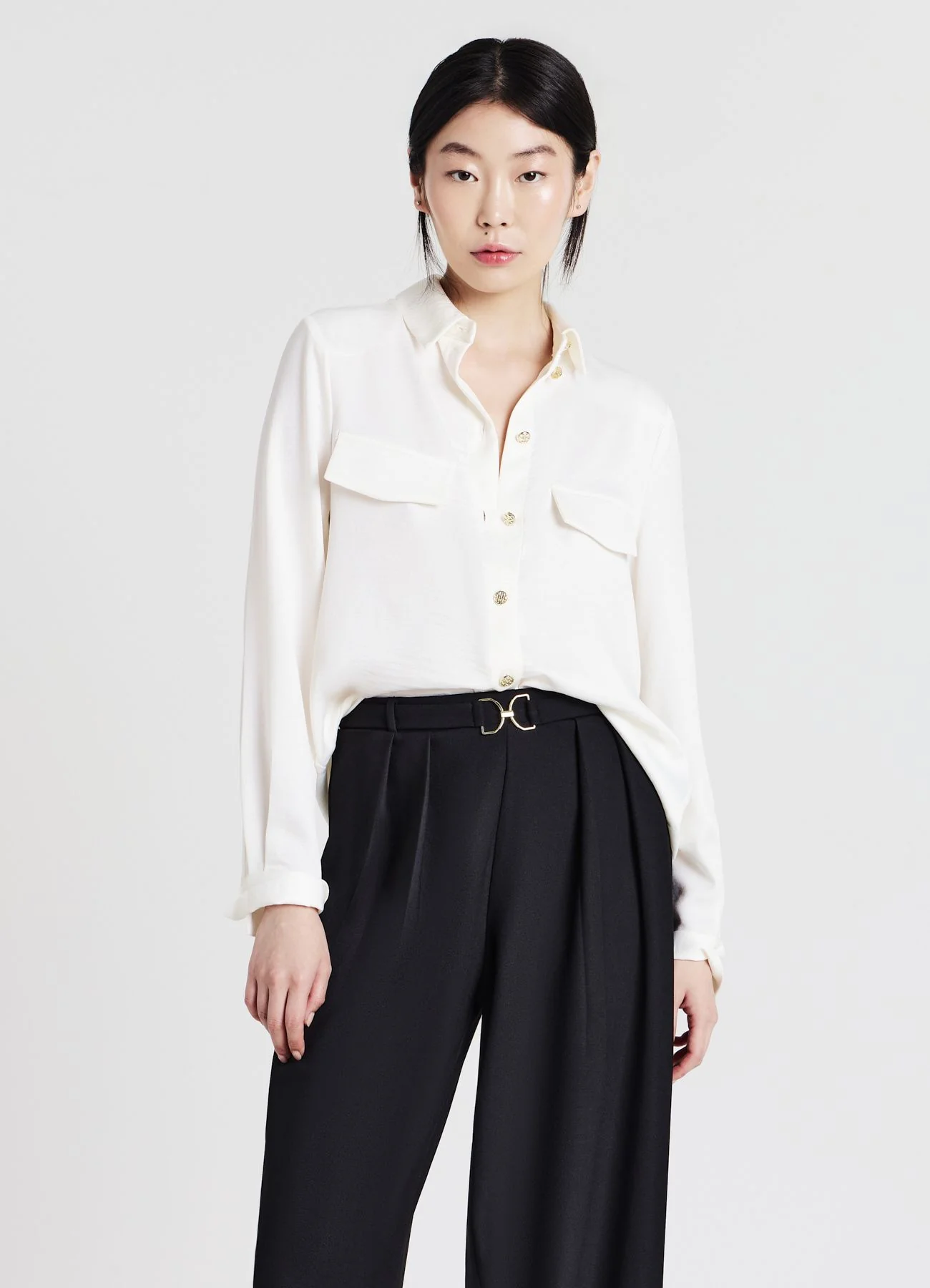 Camicia bottoni oro - Image 3