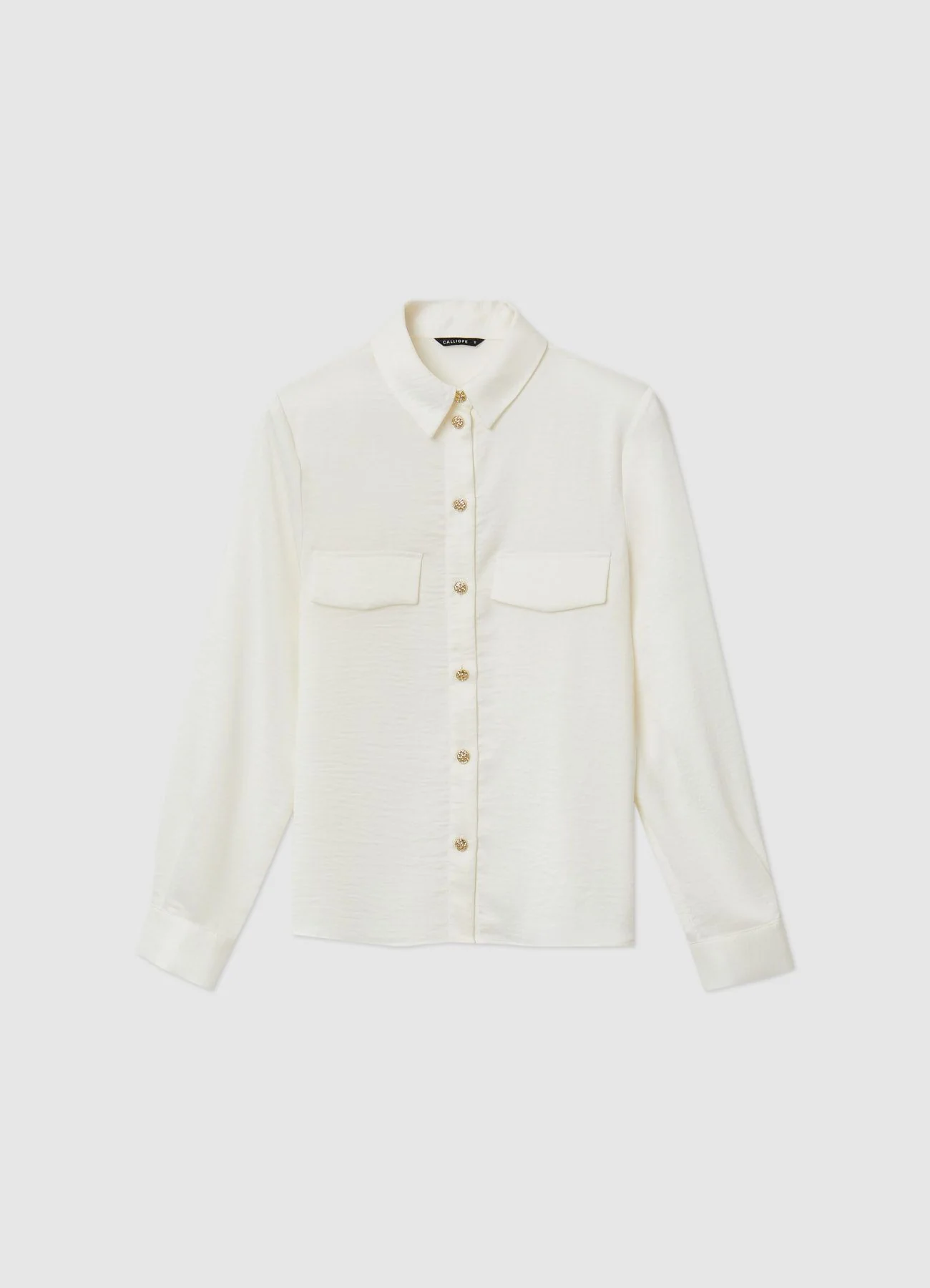 Camicia bottoni oro - Image 4
