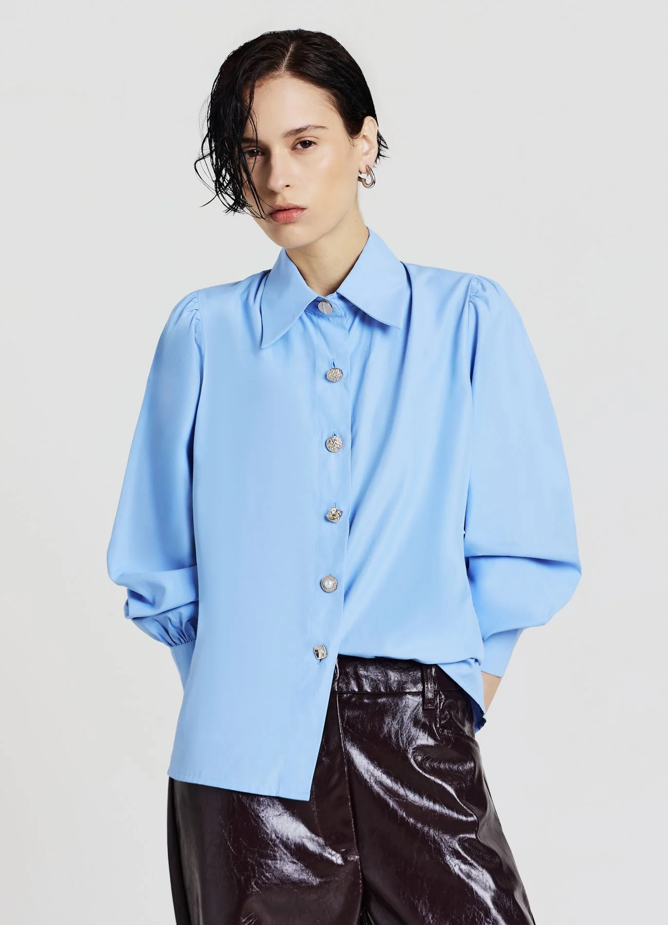 Camicia bottoni oro - Image 2