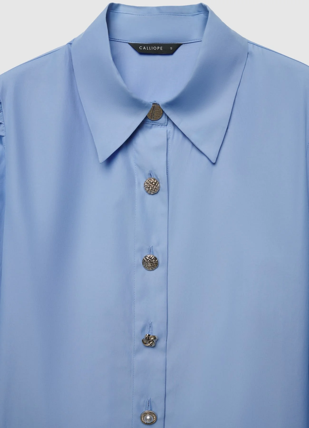 Camicia bottoni oro - Image 7