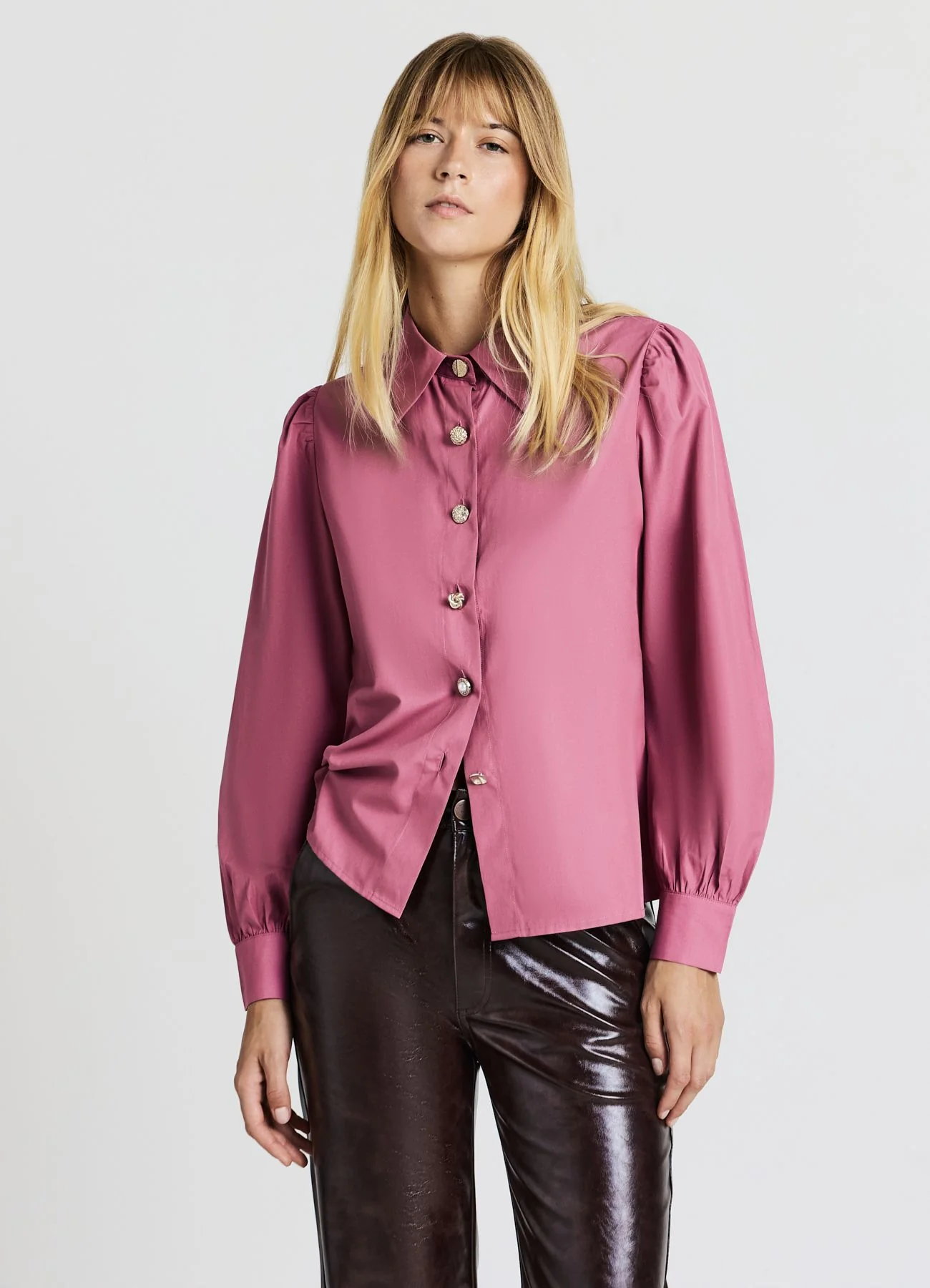 Camicia bottoni oro - Image 7