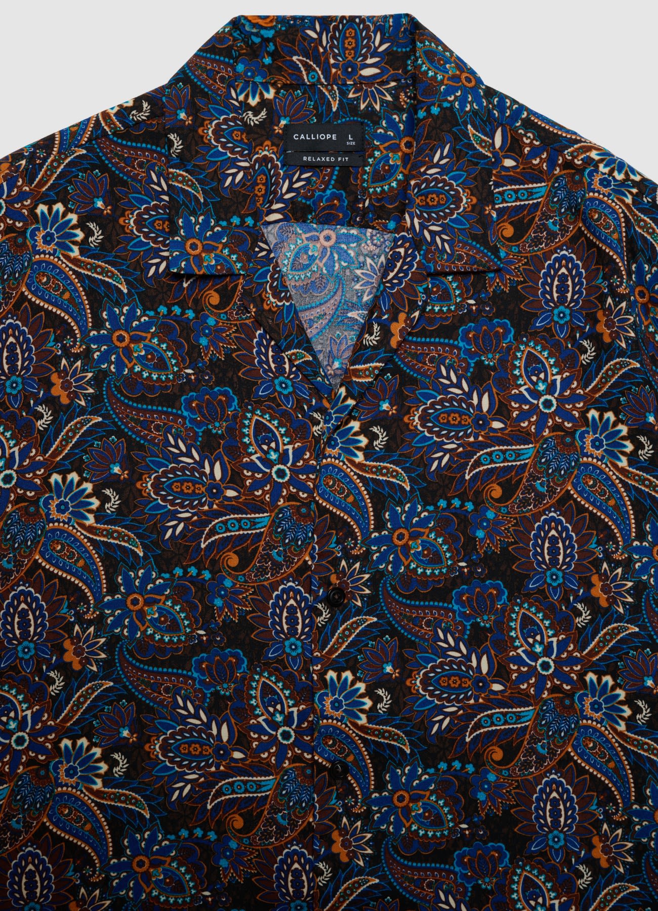 Camicia bowling a maniche corte con stampa paisley - Image 4