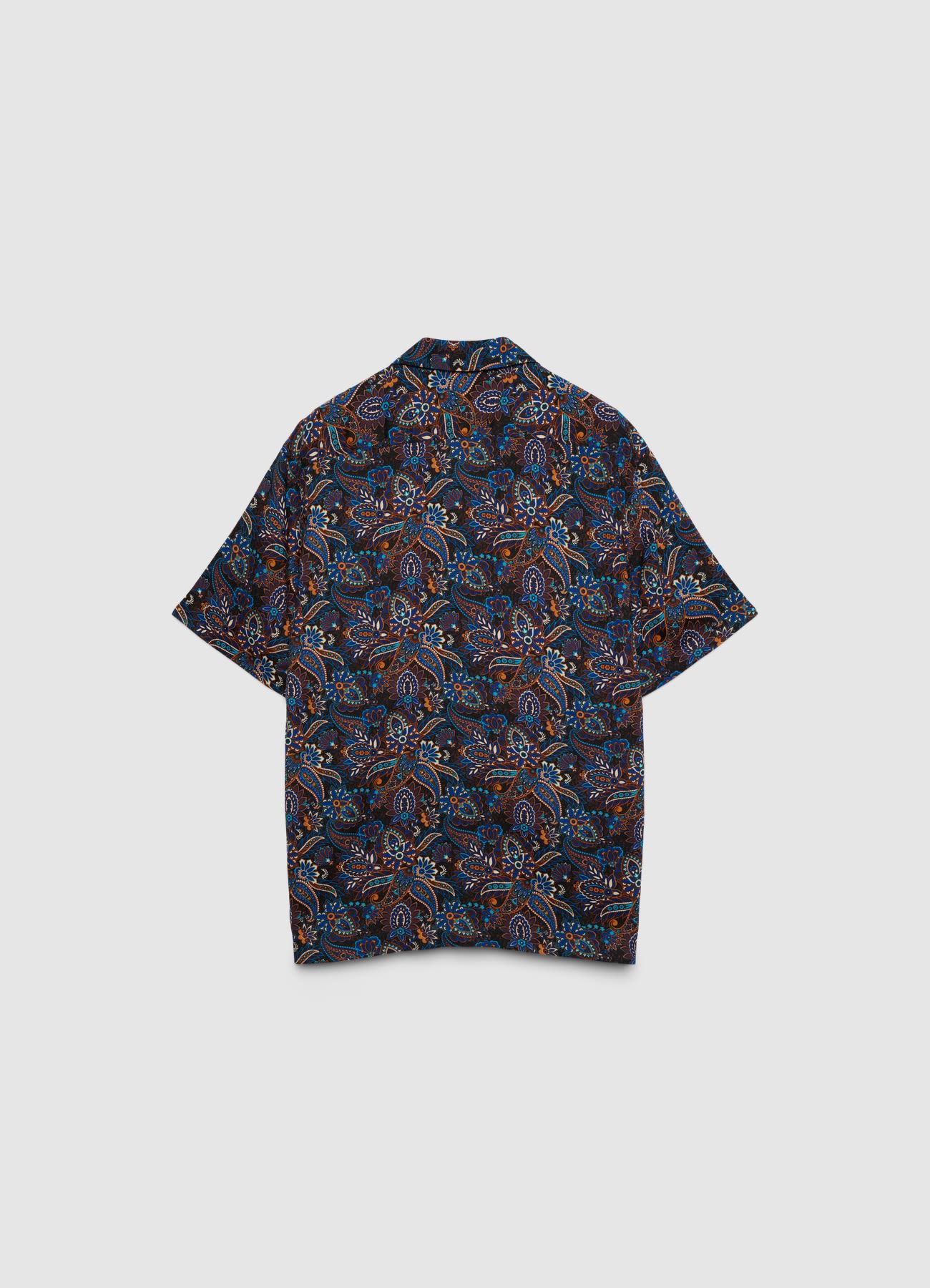 Camicia bowling a maniche corte con stampa paisley - Image 5