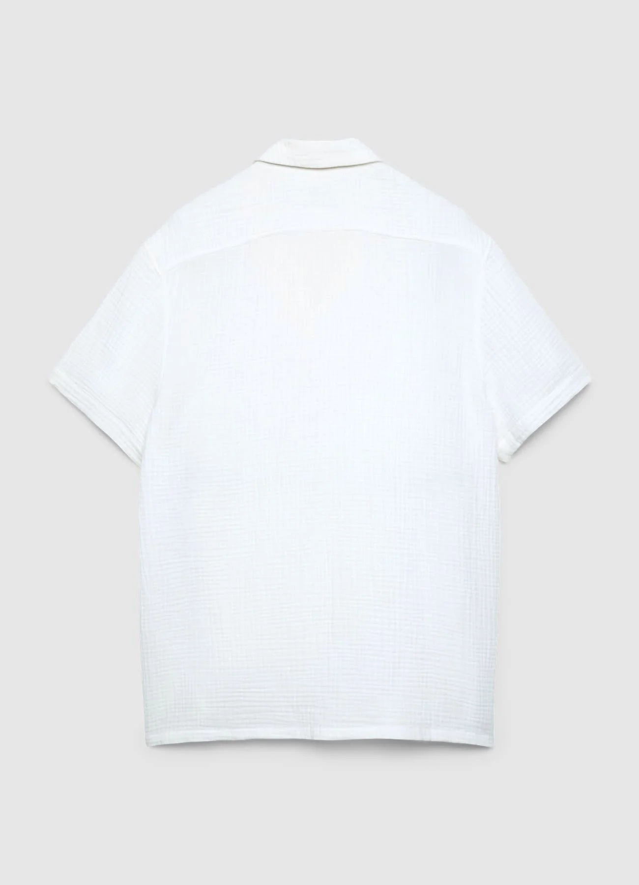 Camicia bowling a tinta unita - Image 6