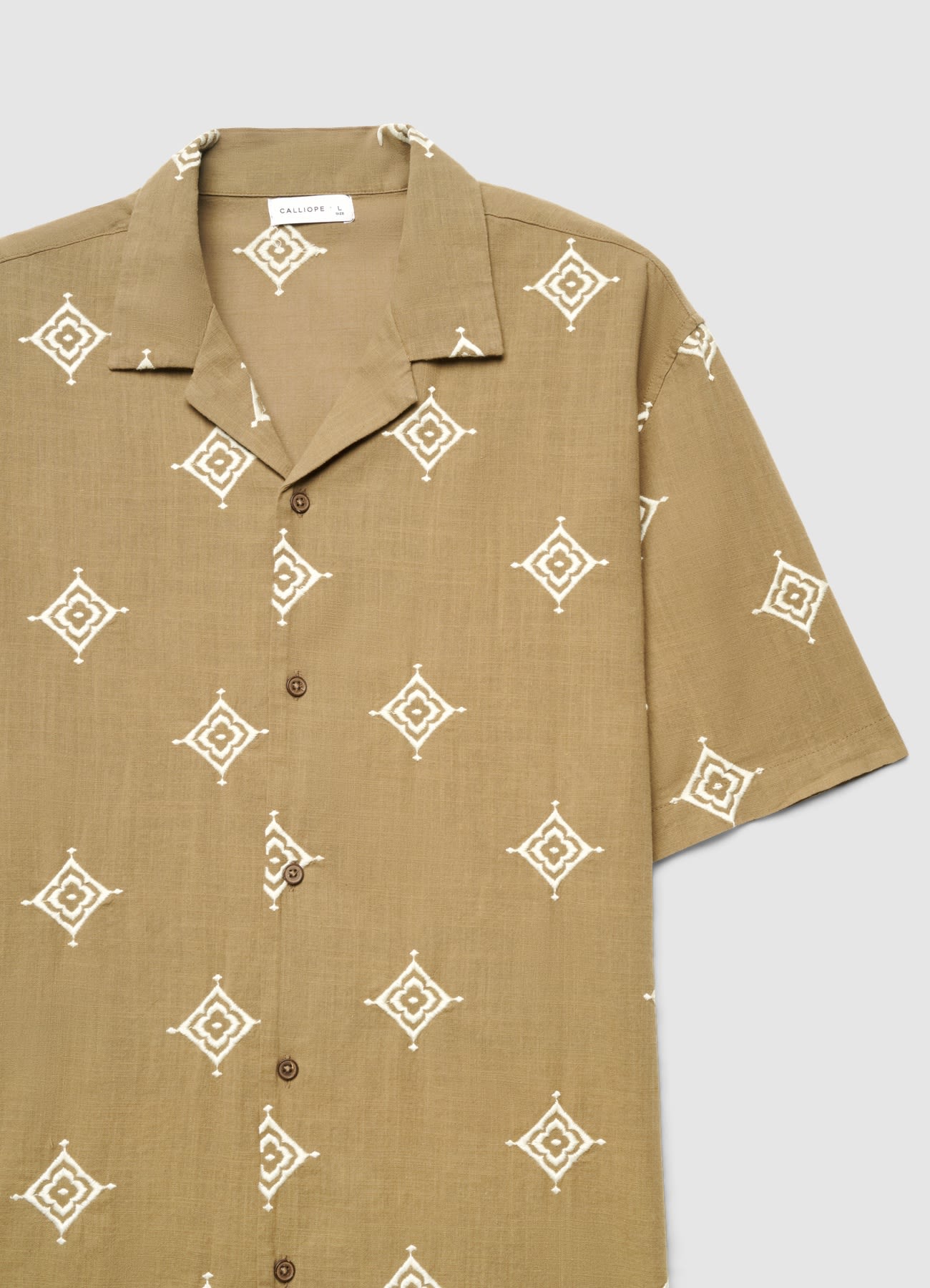 Camicia bowling con ricamo - Image 6