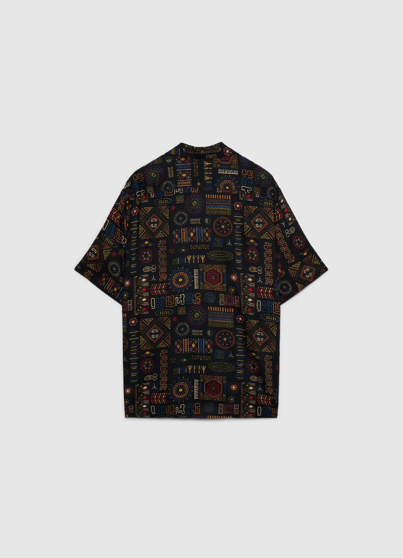 Camicia bowling con stampa etnica - Image 5