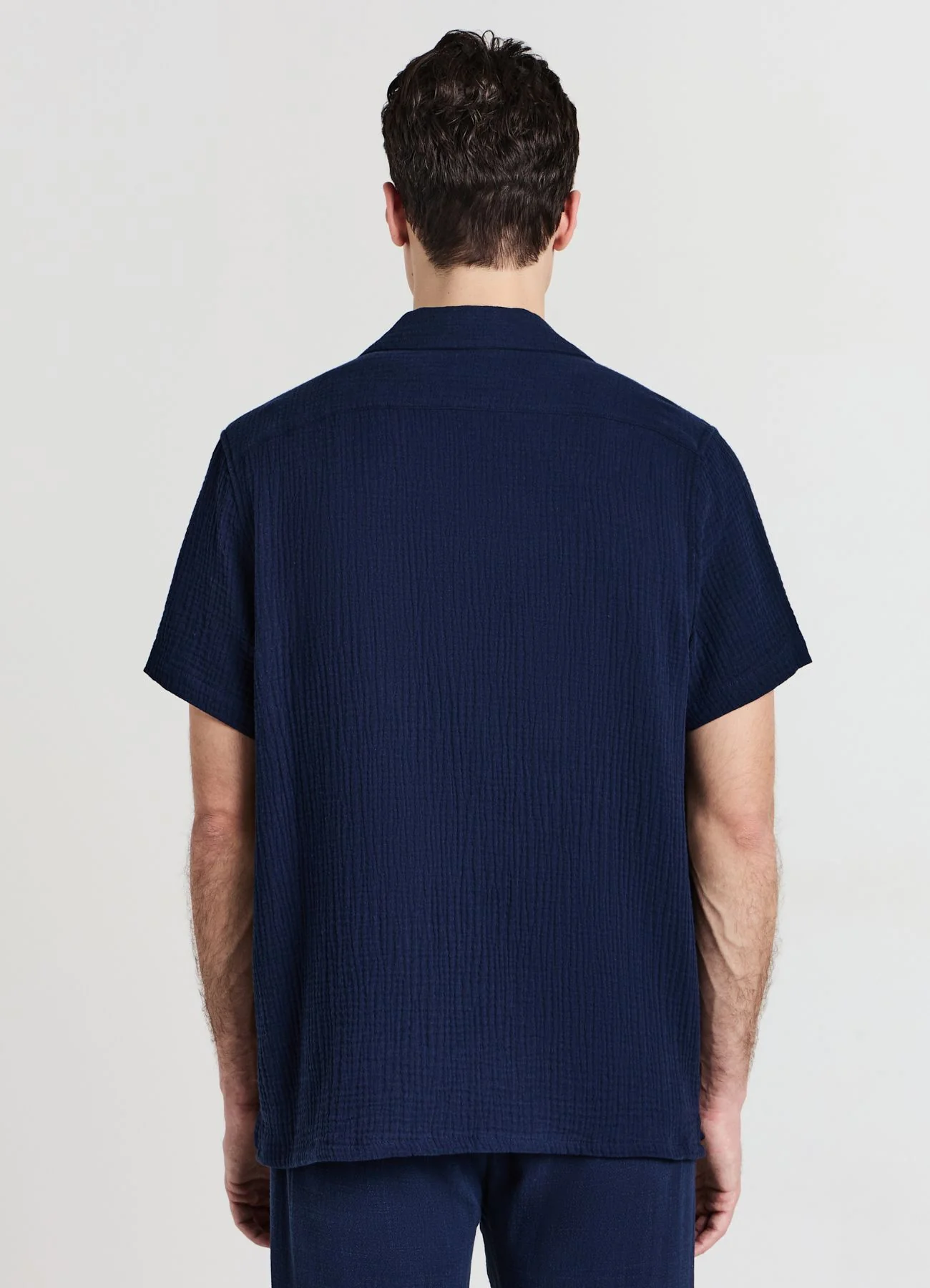 Camicia bowling cotone goffrato - Image 2