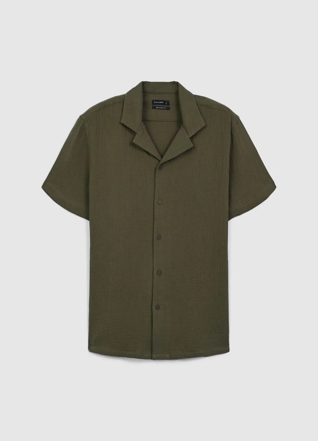 Camicia bowling cotone goffrato - Image 4