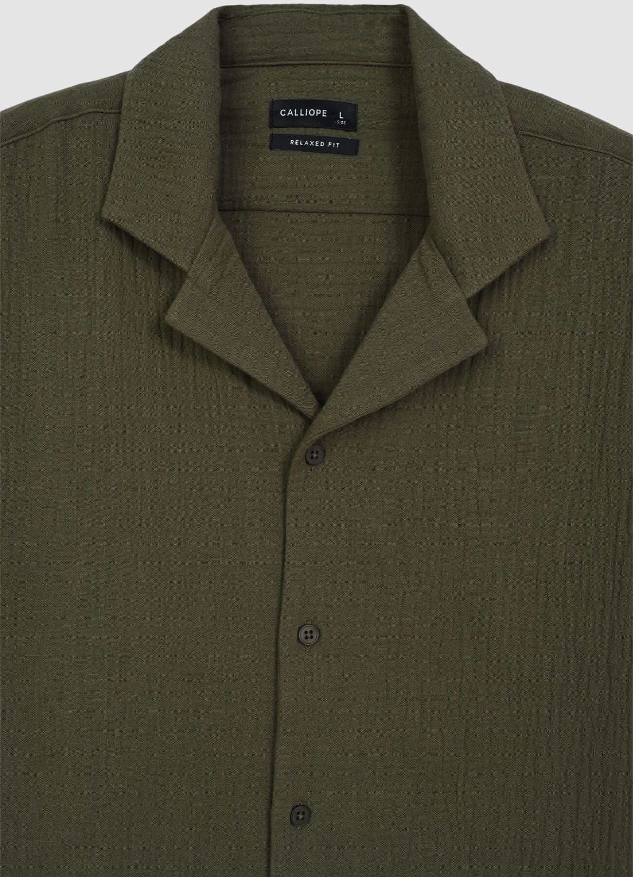 Camicia bowling cotone goffrato - Image 6
