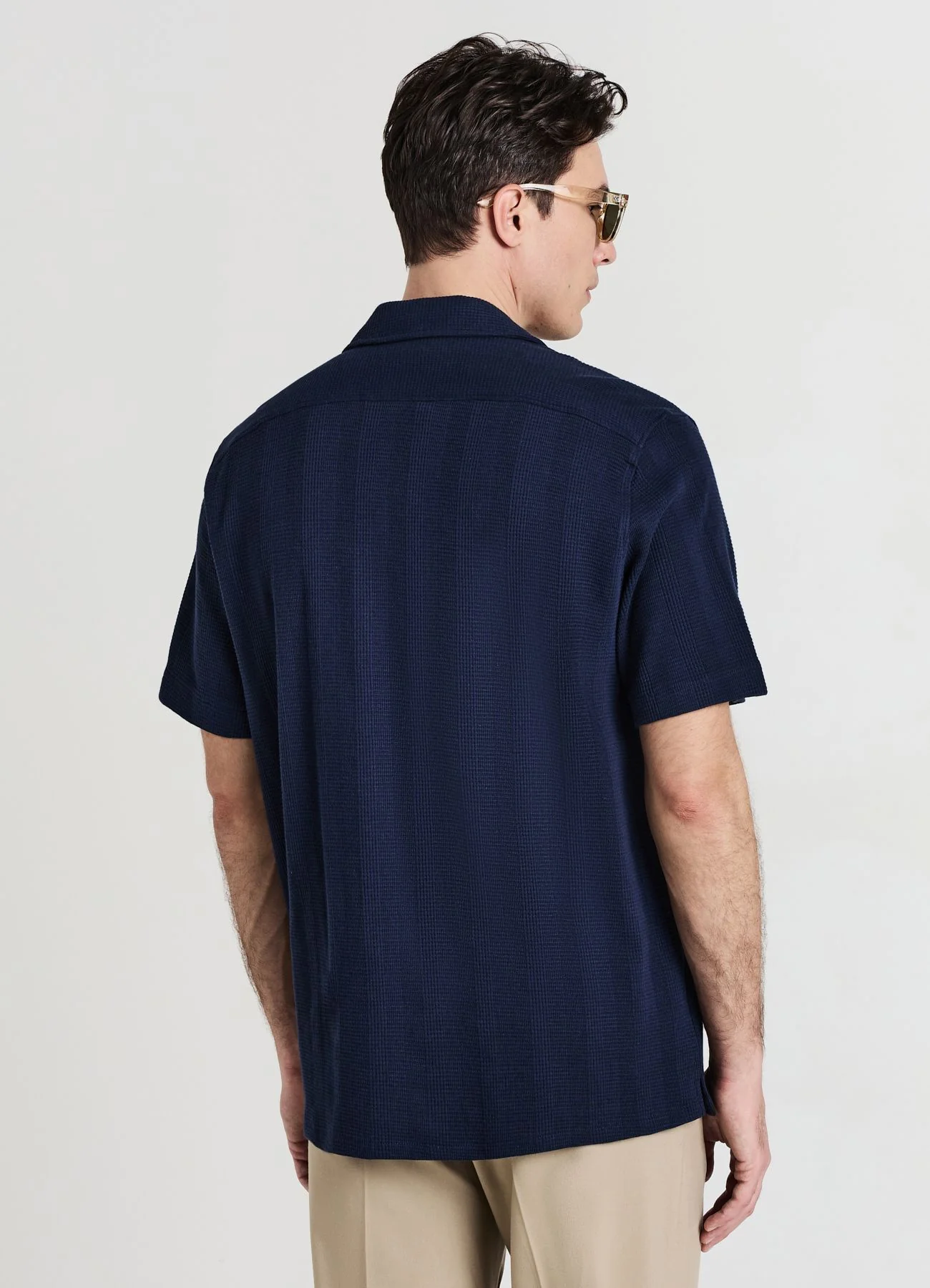 Camicia bowling cotone operato