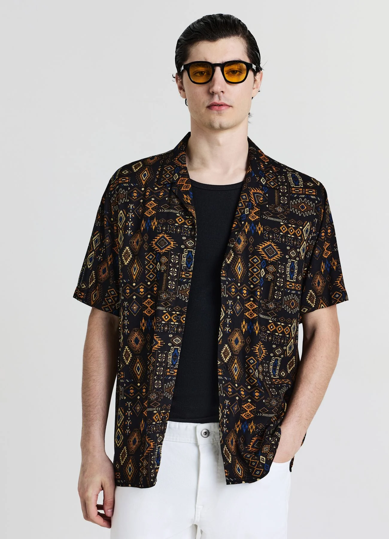 Camicia bowling fantasia etnica - Image 3