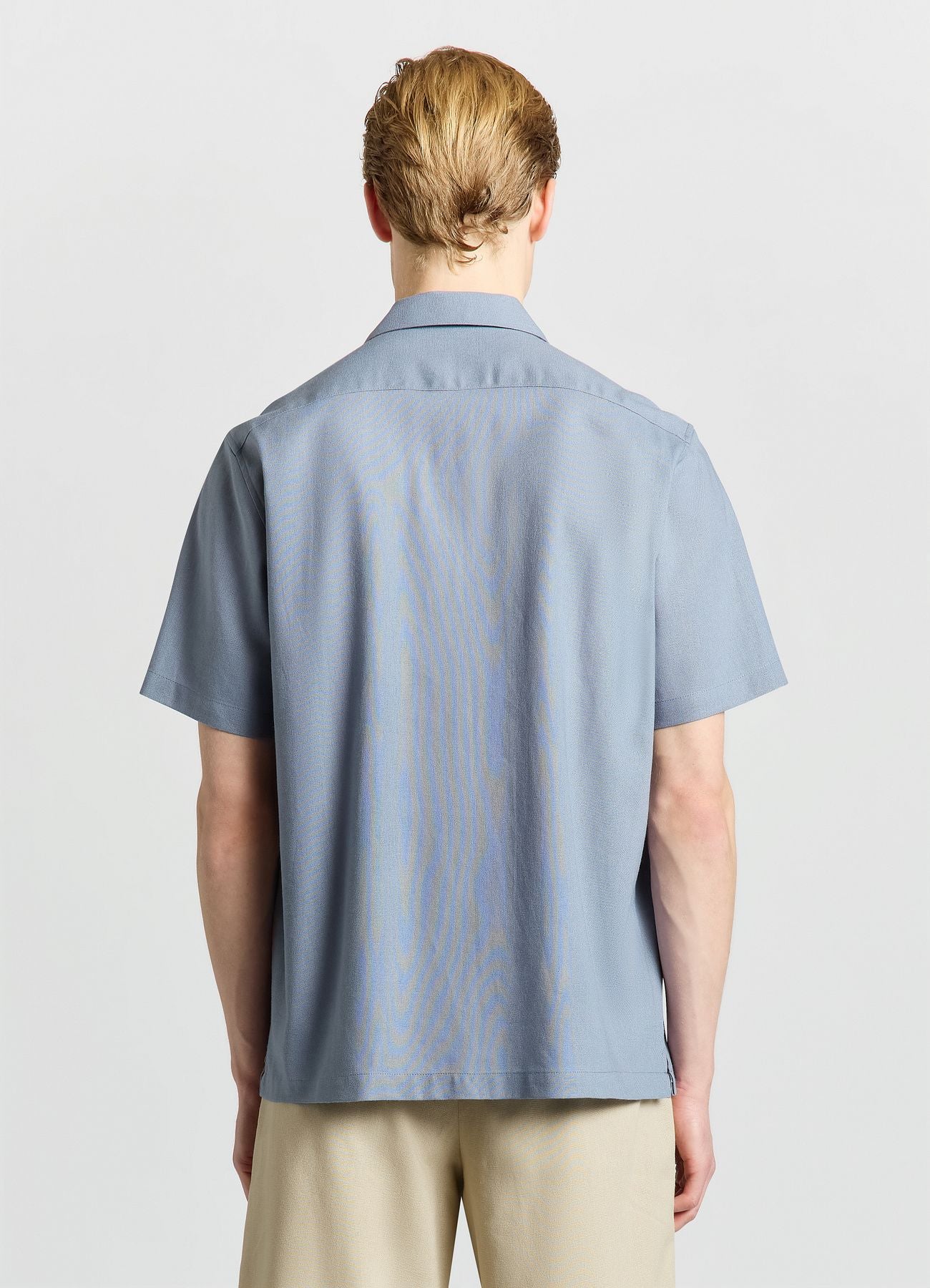 Camicia bowling in misto lino - Image 3