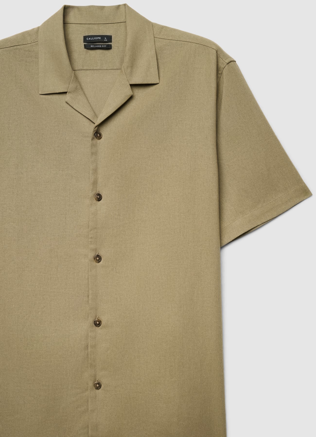 Camicia bowling in misto lino - Image 5