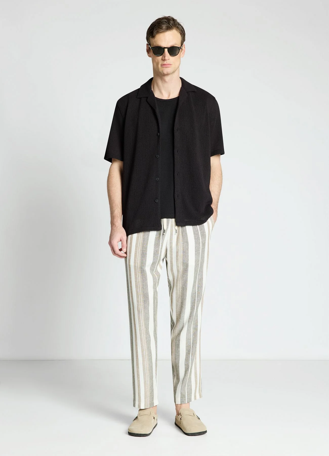 Camicia bowling misto cotone