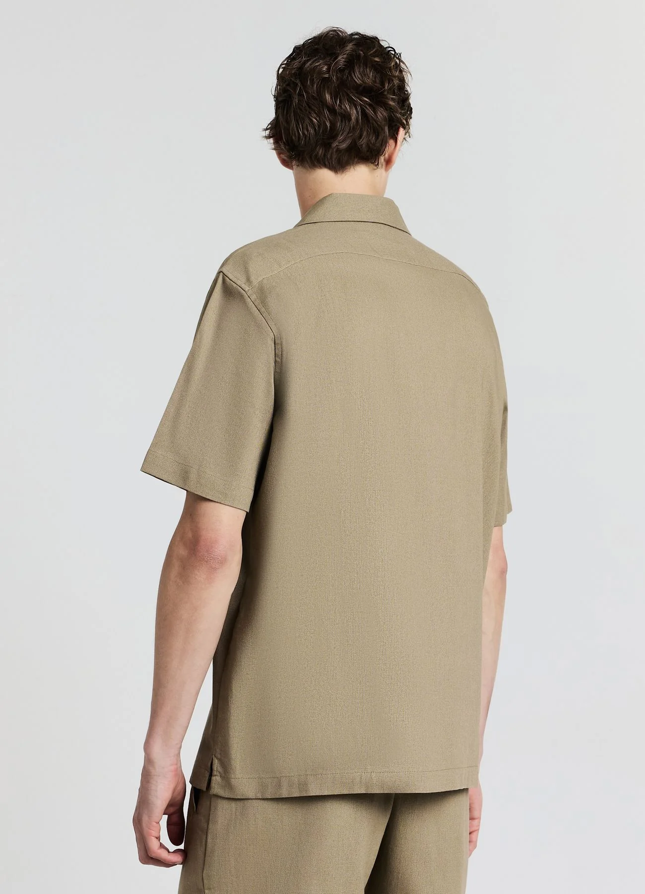 Camicia bowling misto lino - Image 3