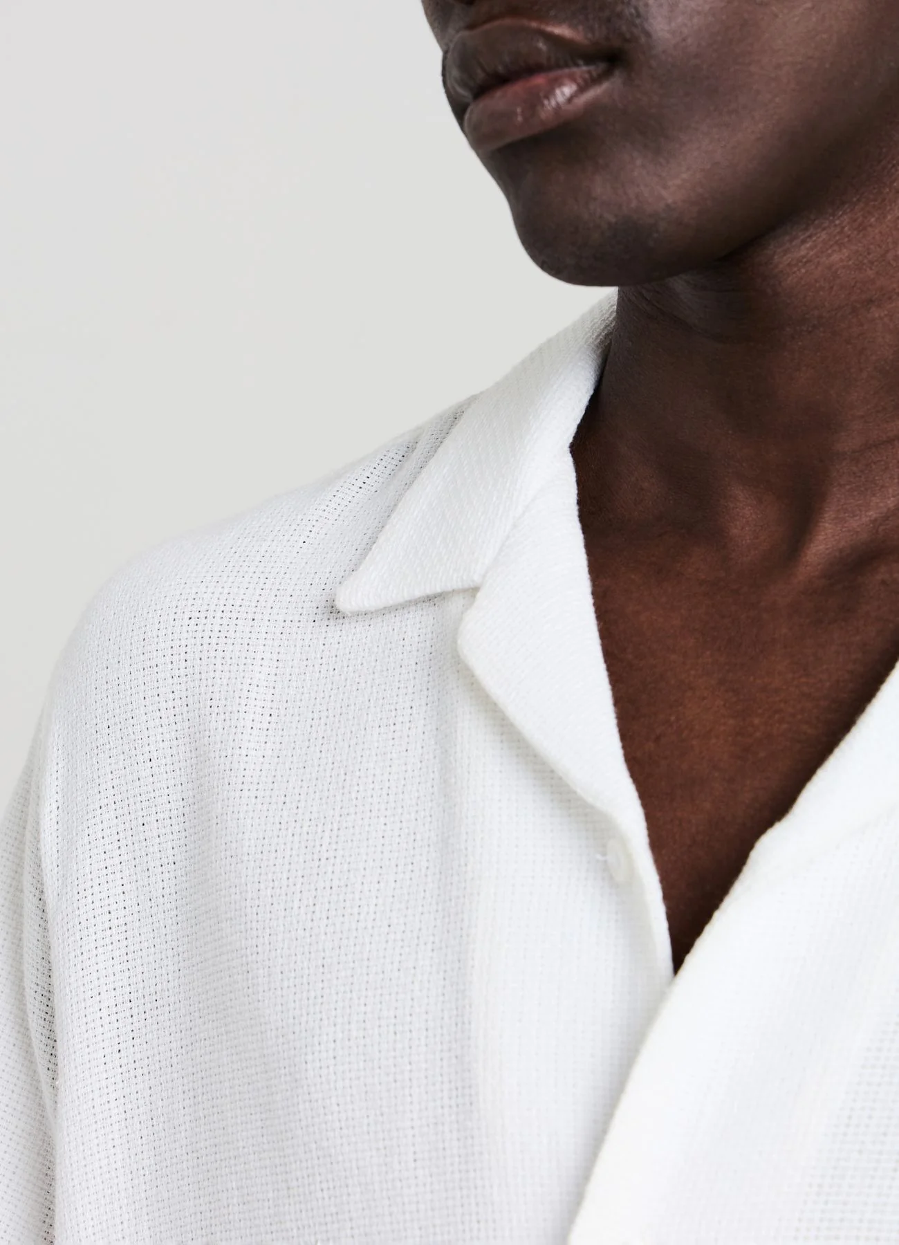 Camicia bowling tinta unita - Image 3