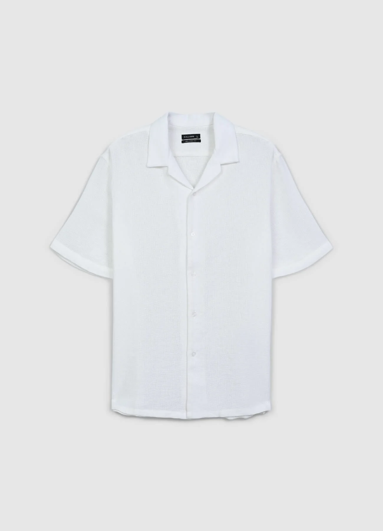 Camicia bowling tinta unita - Image 5