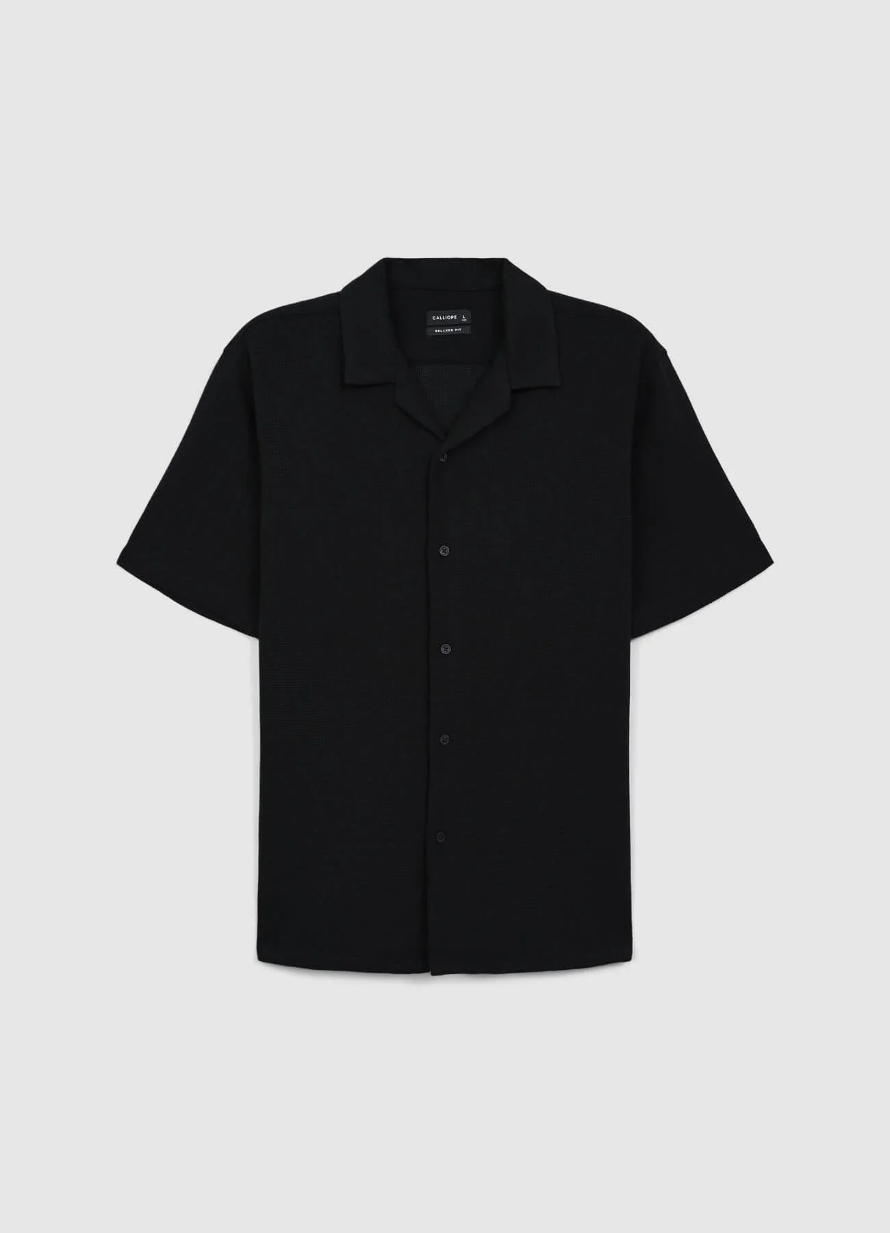 Camicia bowling tinta unita - Image 4