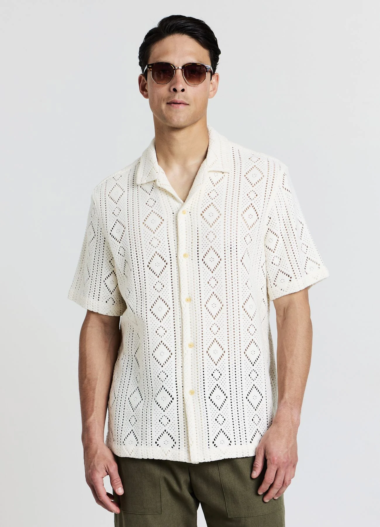 Camicia bowling traforata