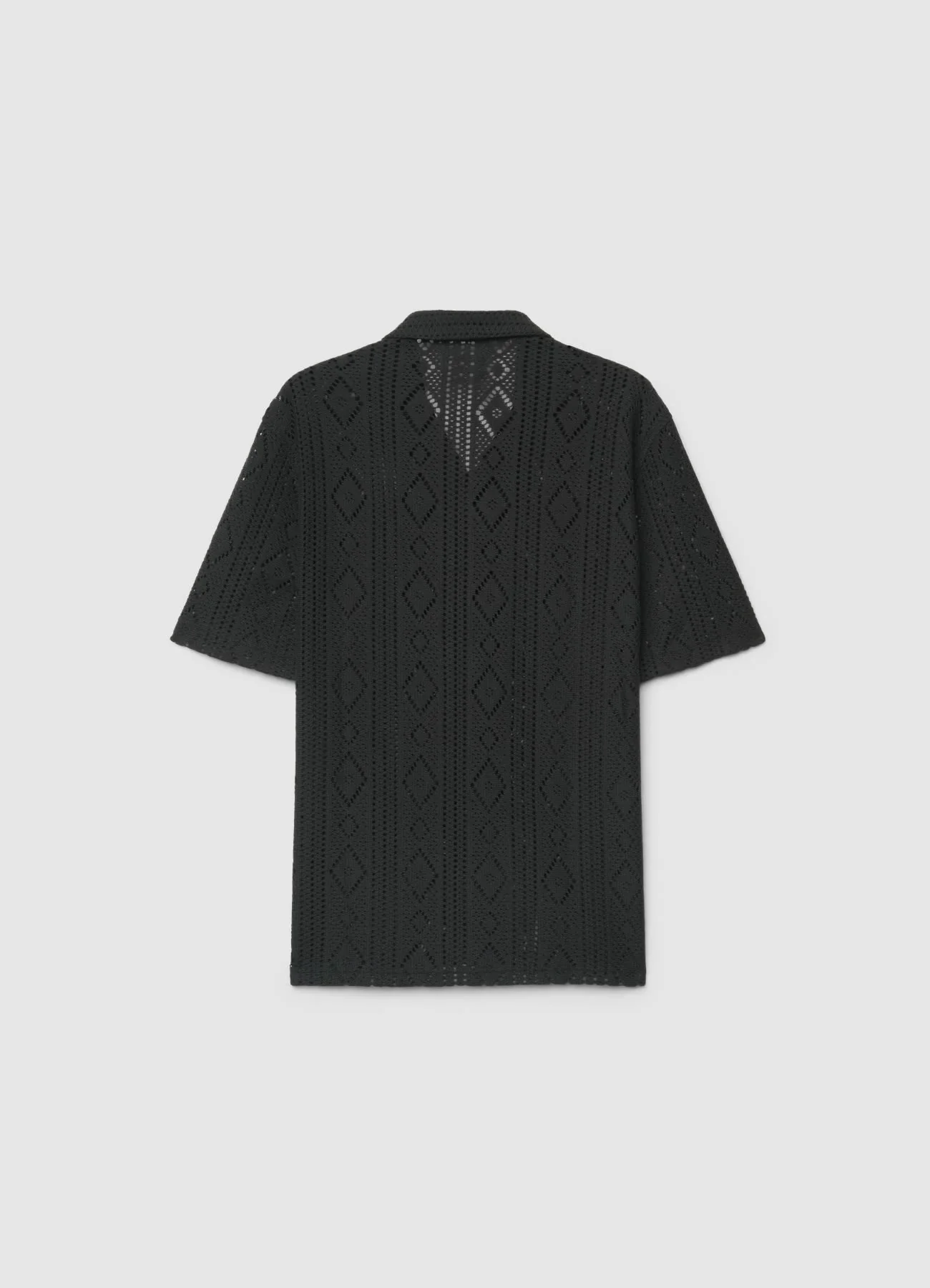 Camicia bowling traforata con motivo etnico - Image 6