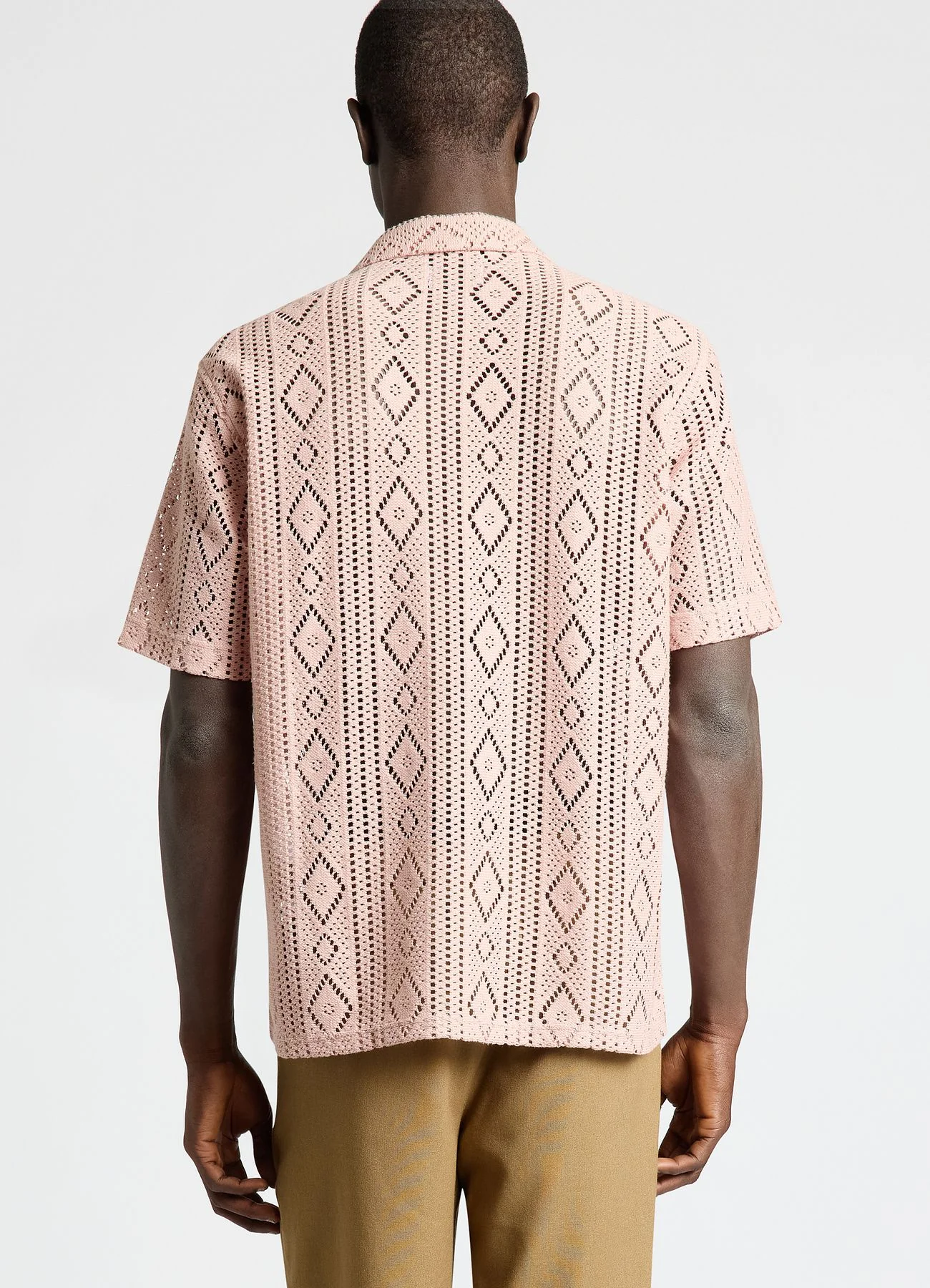 Camicia bowling traforata con motivo etnico - Image 3