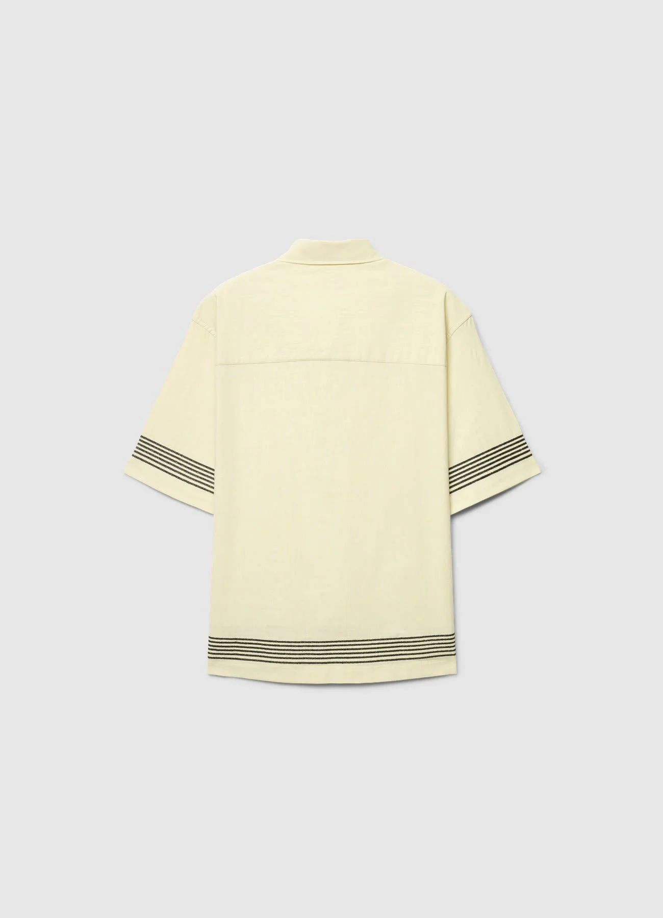 Camicia boxy con righe a contrasto - Image 5