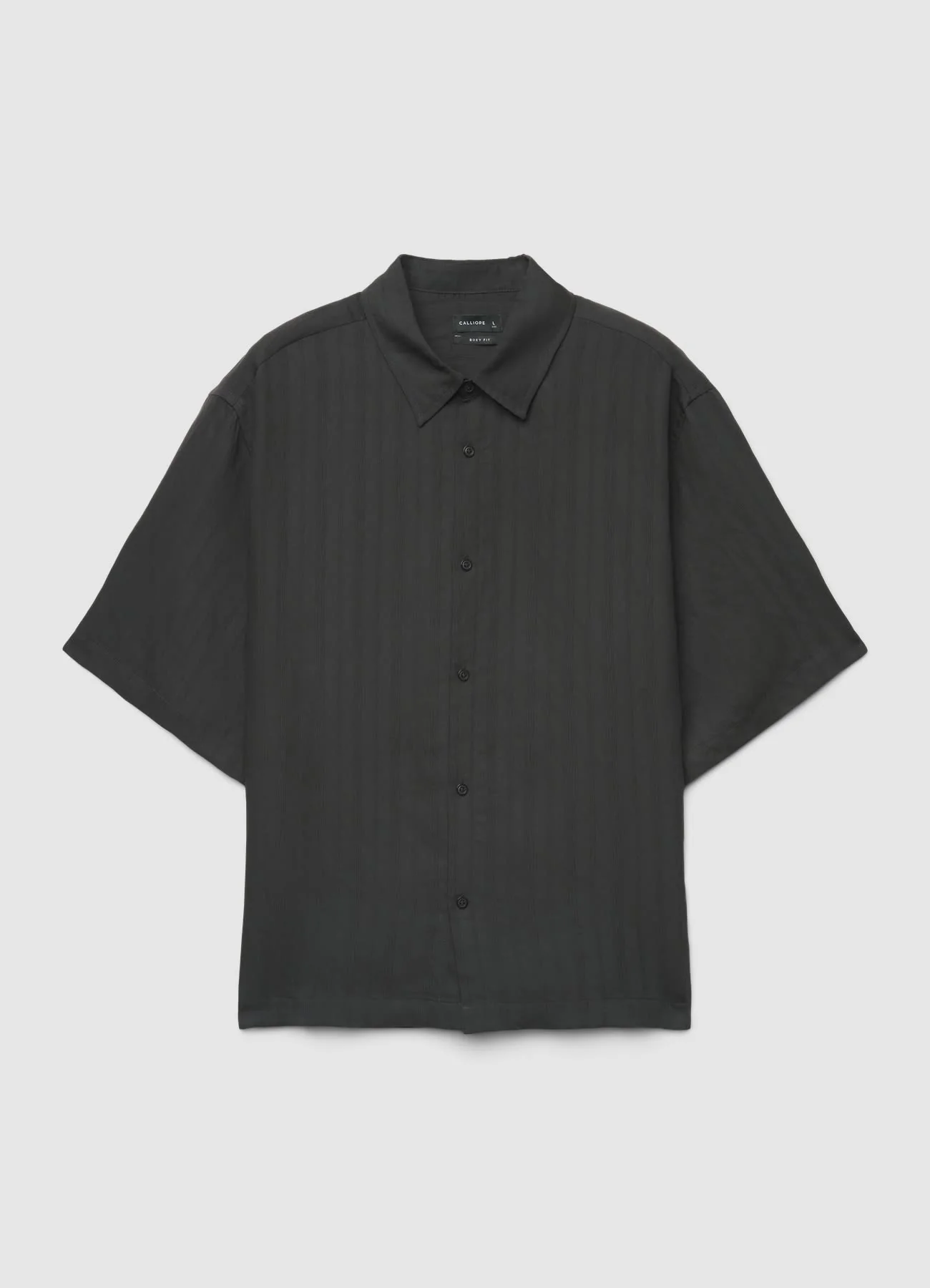 Camicia boxy fit a righe - Image 5