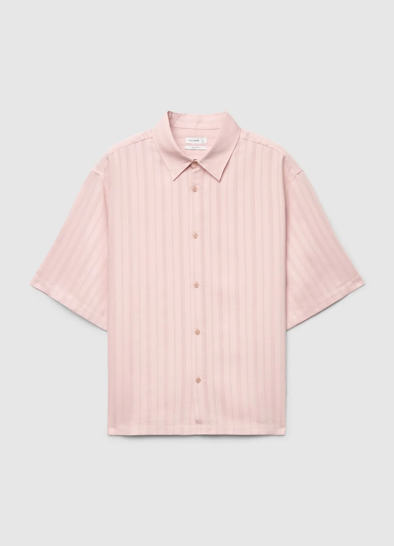 Camicia boxy fit a righe - Image 6