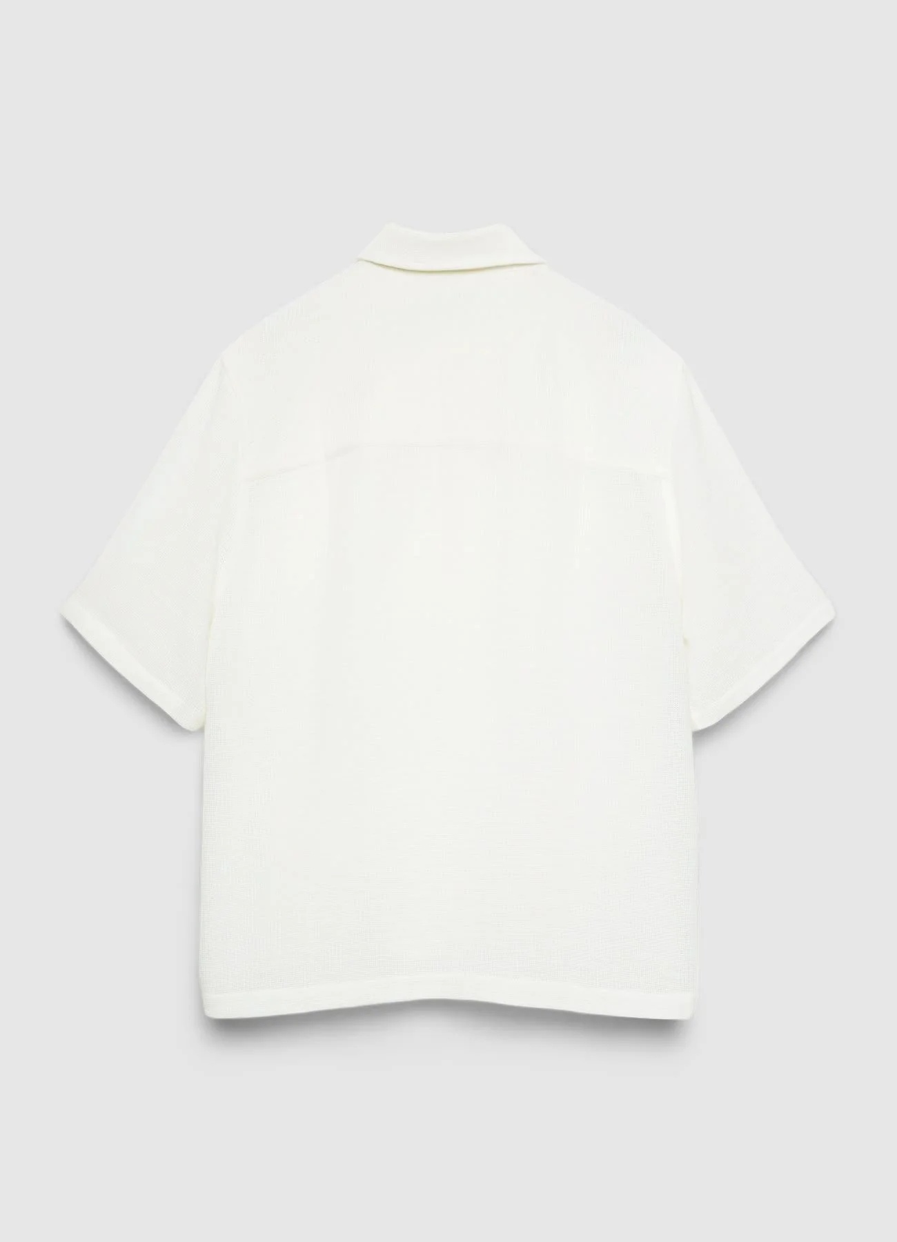 Camicia boxy tinta unita - Image 5