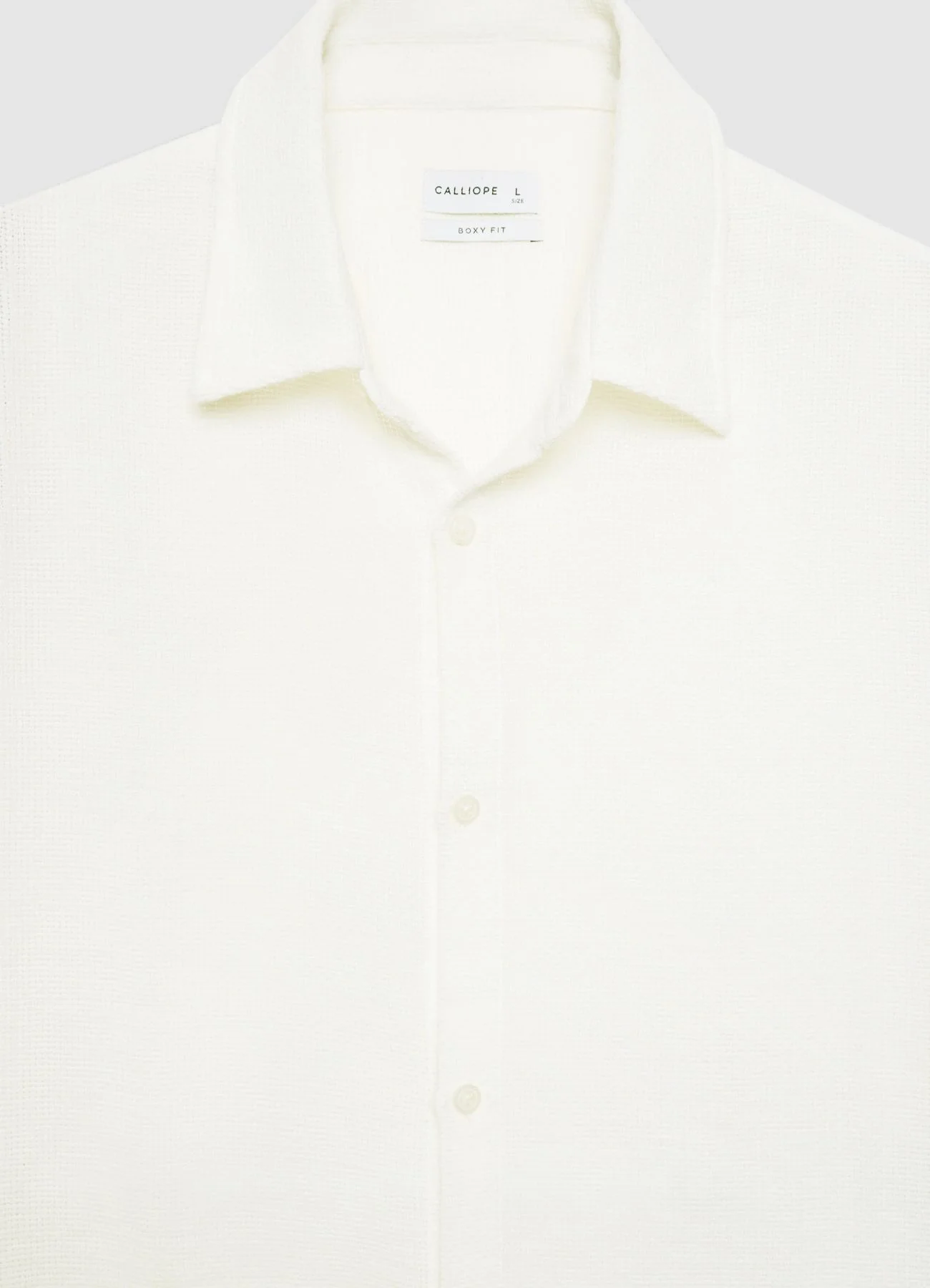 Camicia boxy tinta unita - Image 6