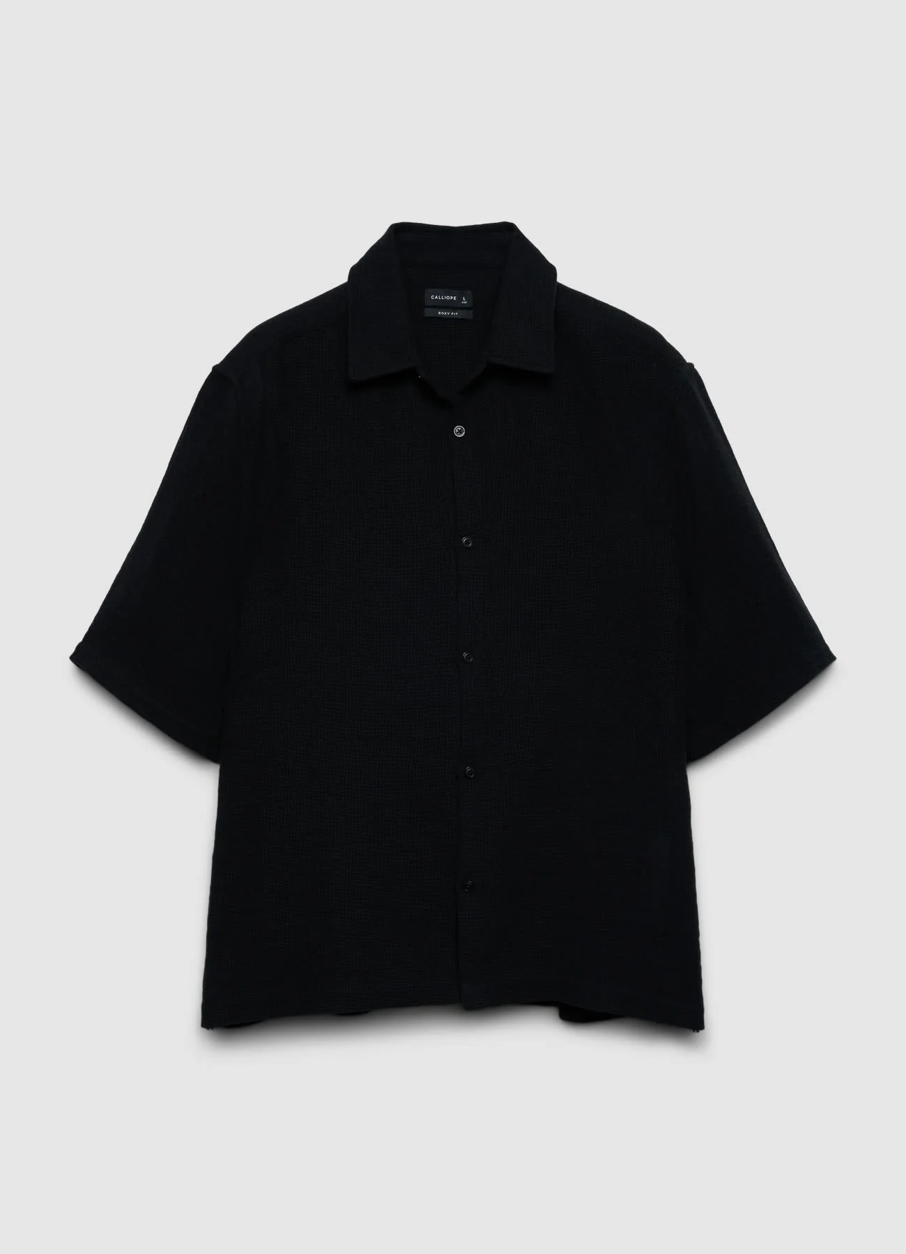 Camicia boxy tinta unita - Image 6