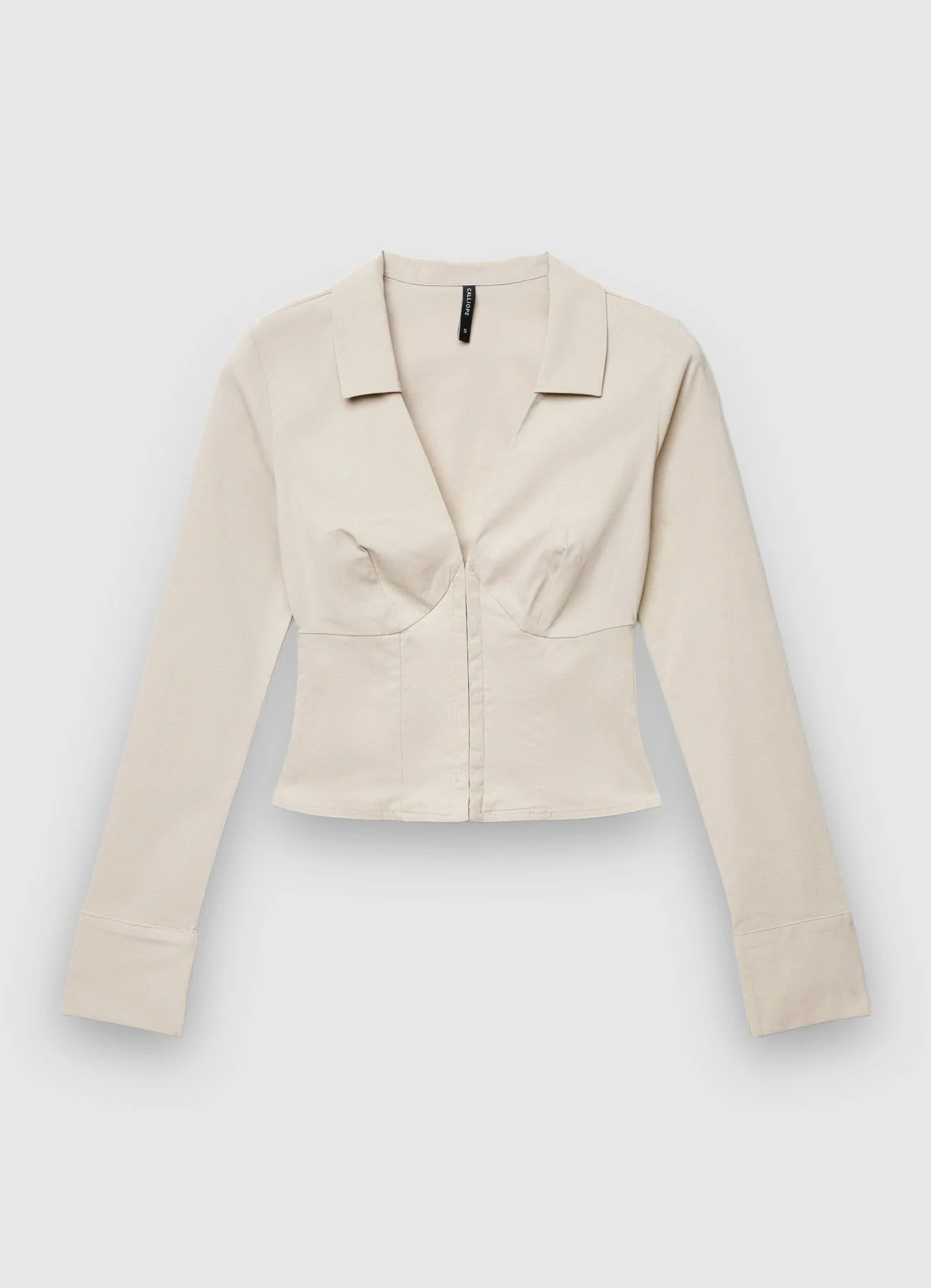 Camicia bustino tinta unita - Image 6