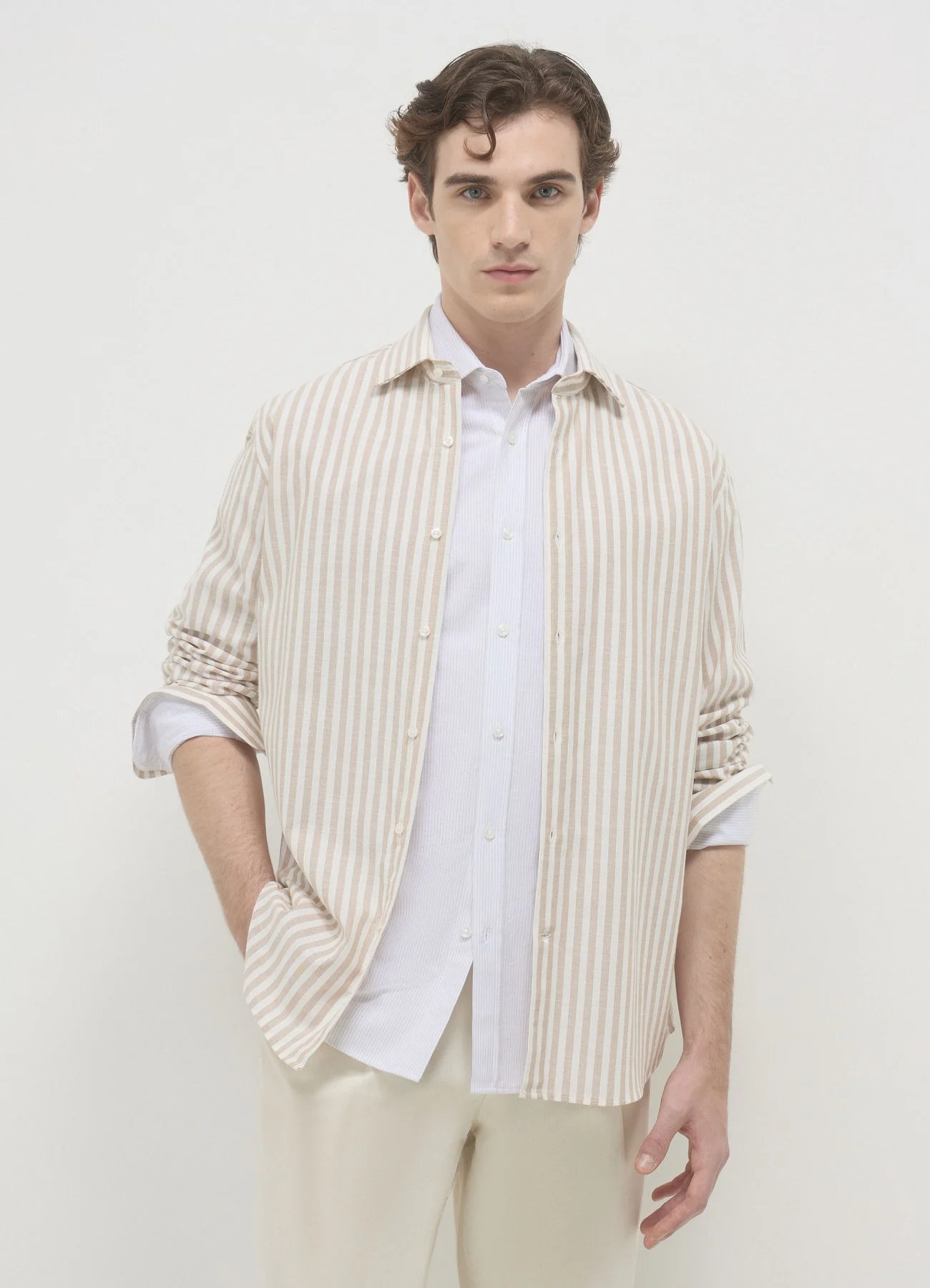 Camicia classica a righe - Image 3