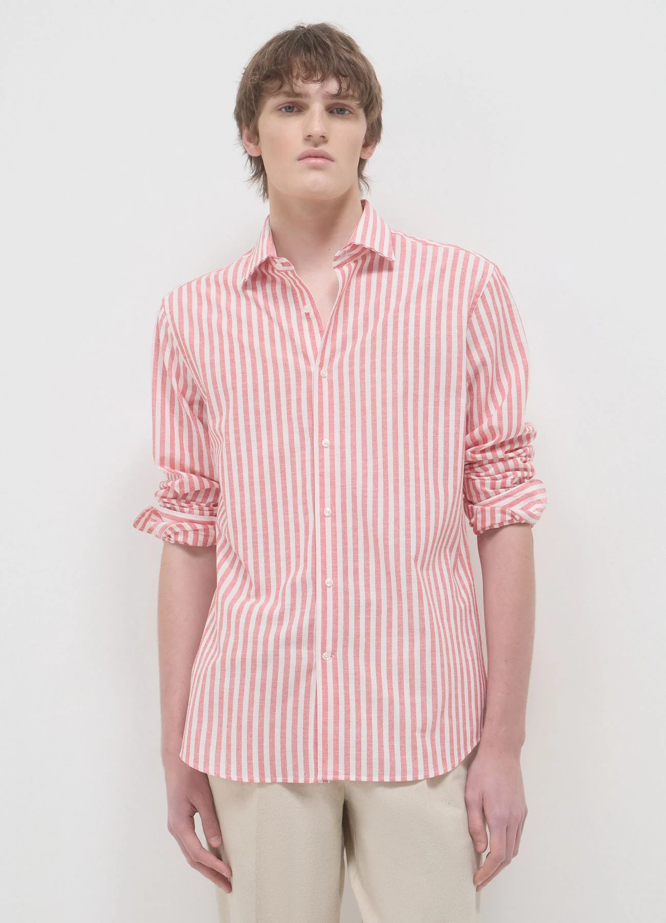 Camicia classica a righe