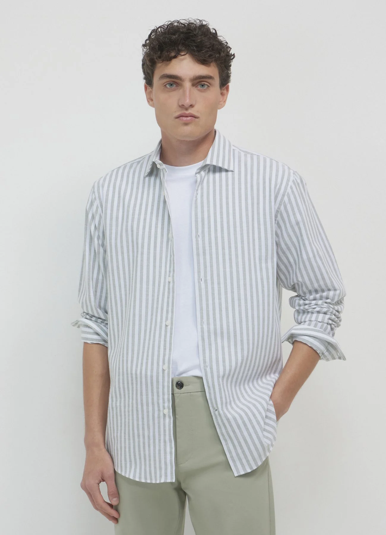 Camicia classica a righe