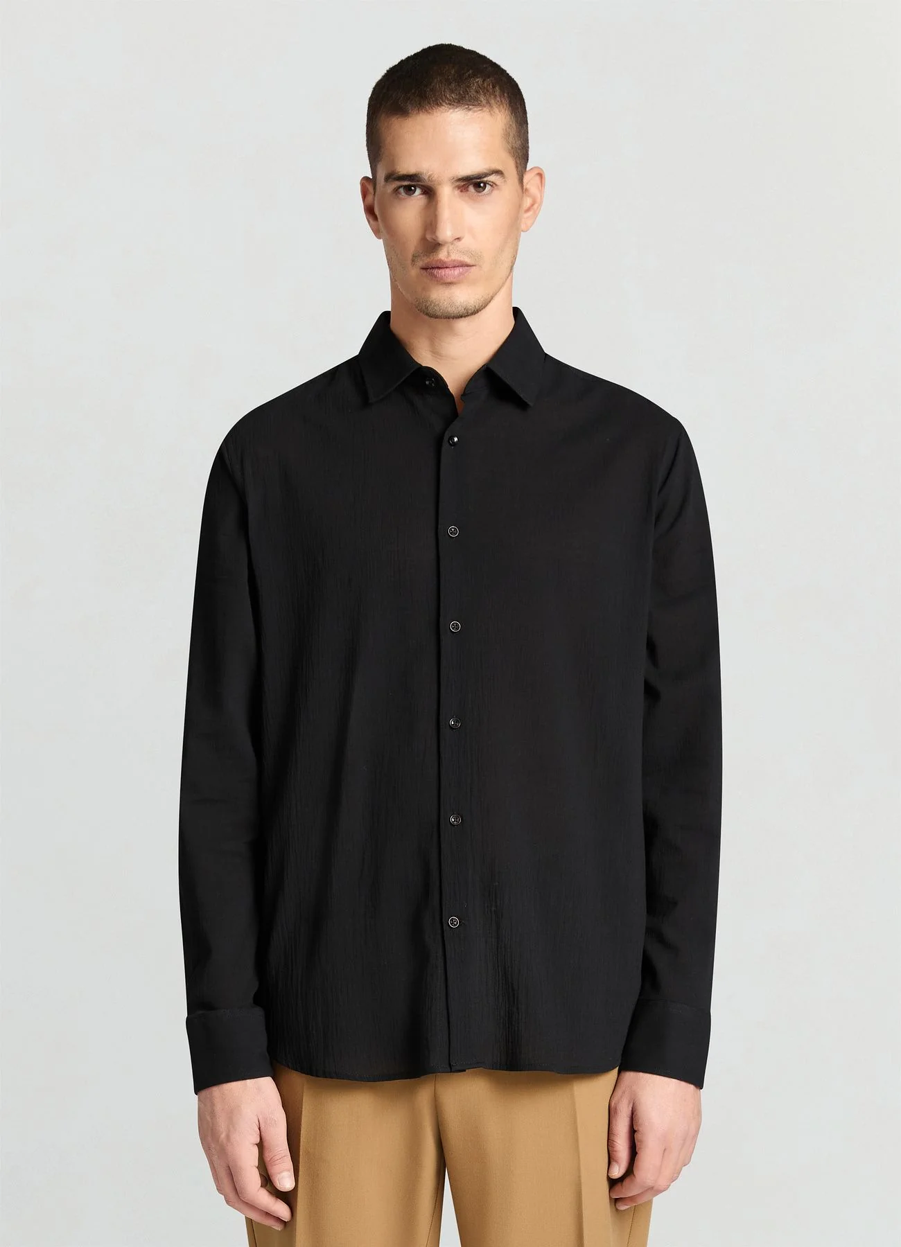 Camicia classica a tinta unita
