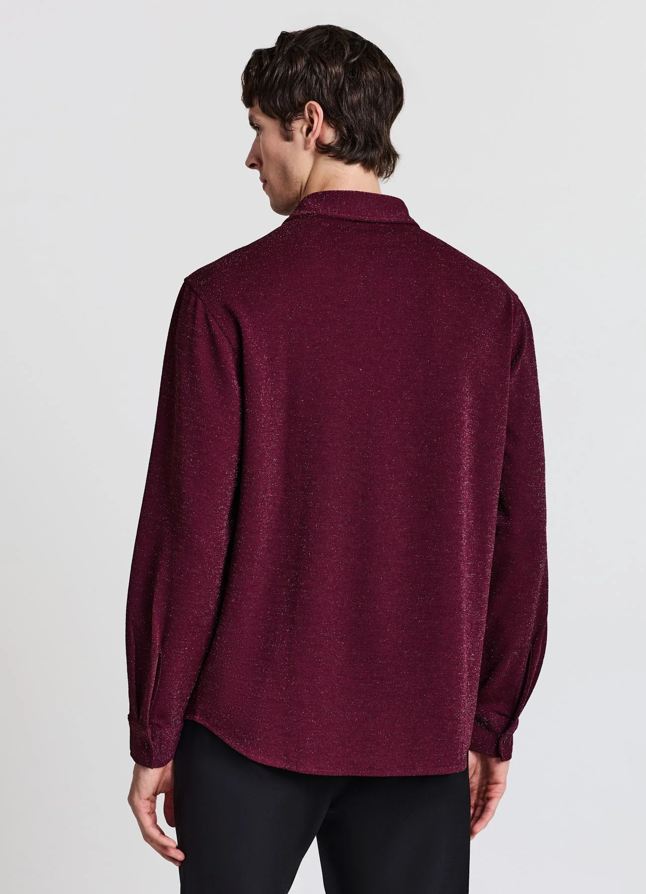 Camicia classica con effetto luccicante - Image 3