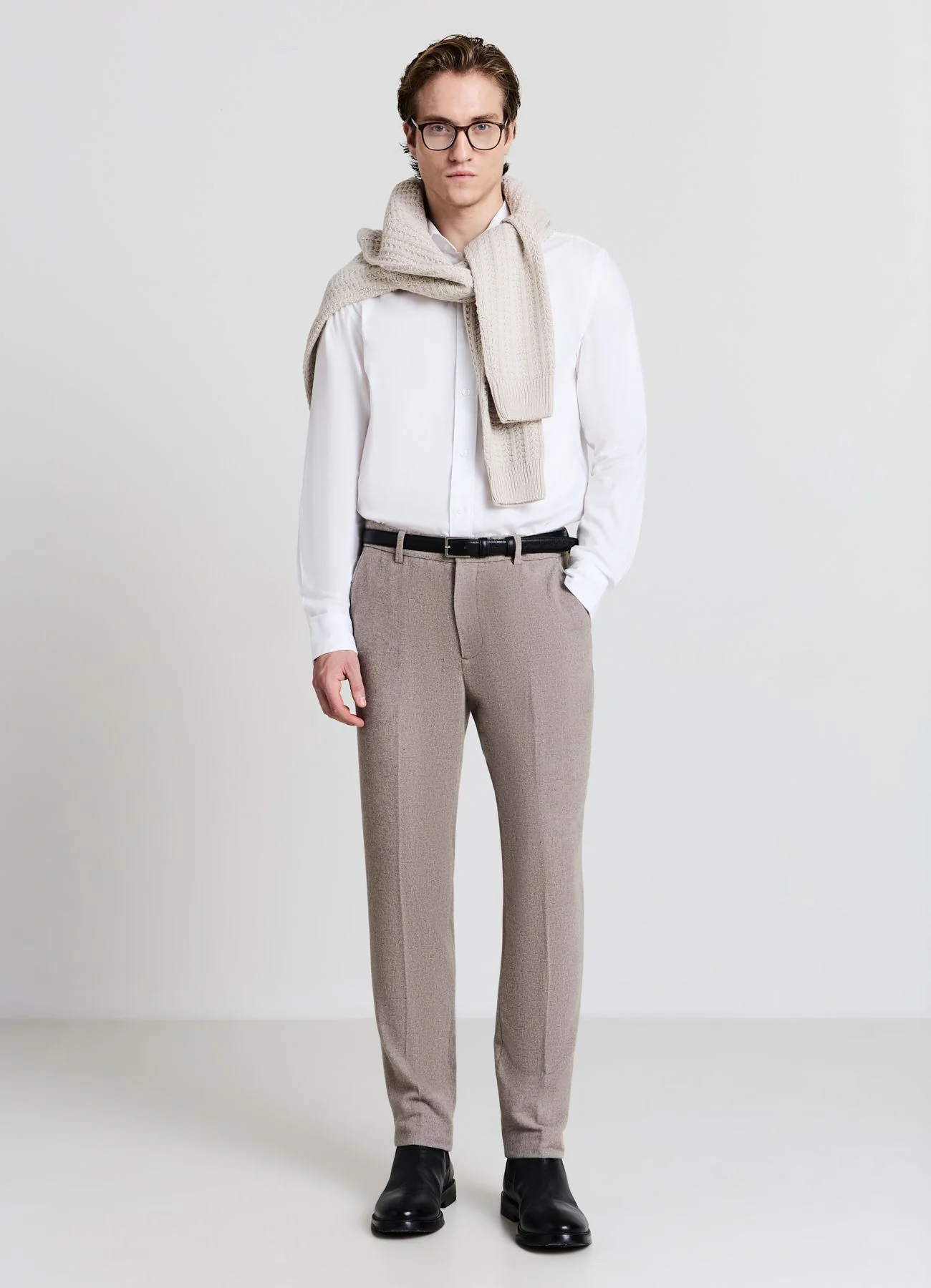 Camicia classica cotone