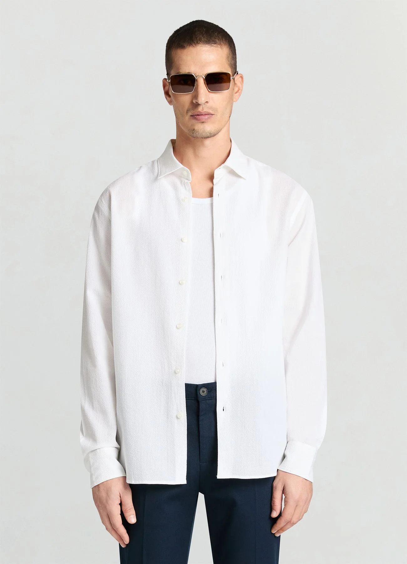 Camicia classica in cotone