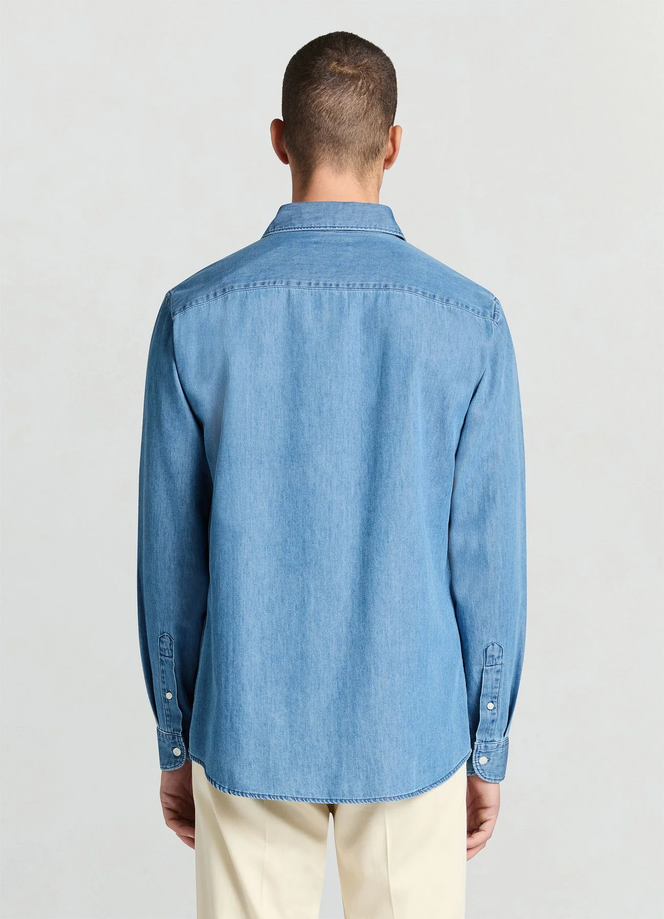 Camicia classica in denim