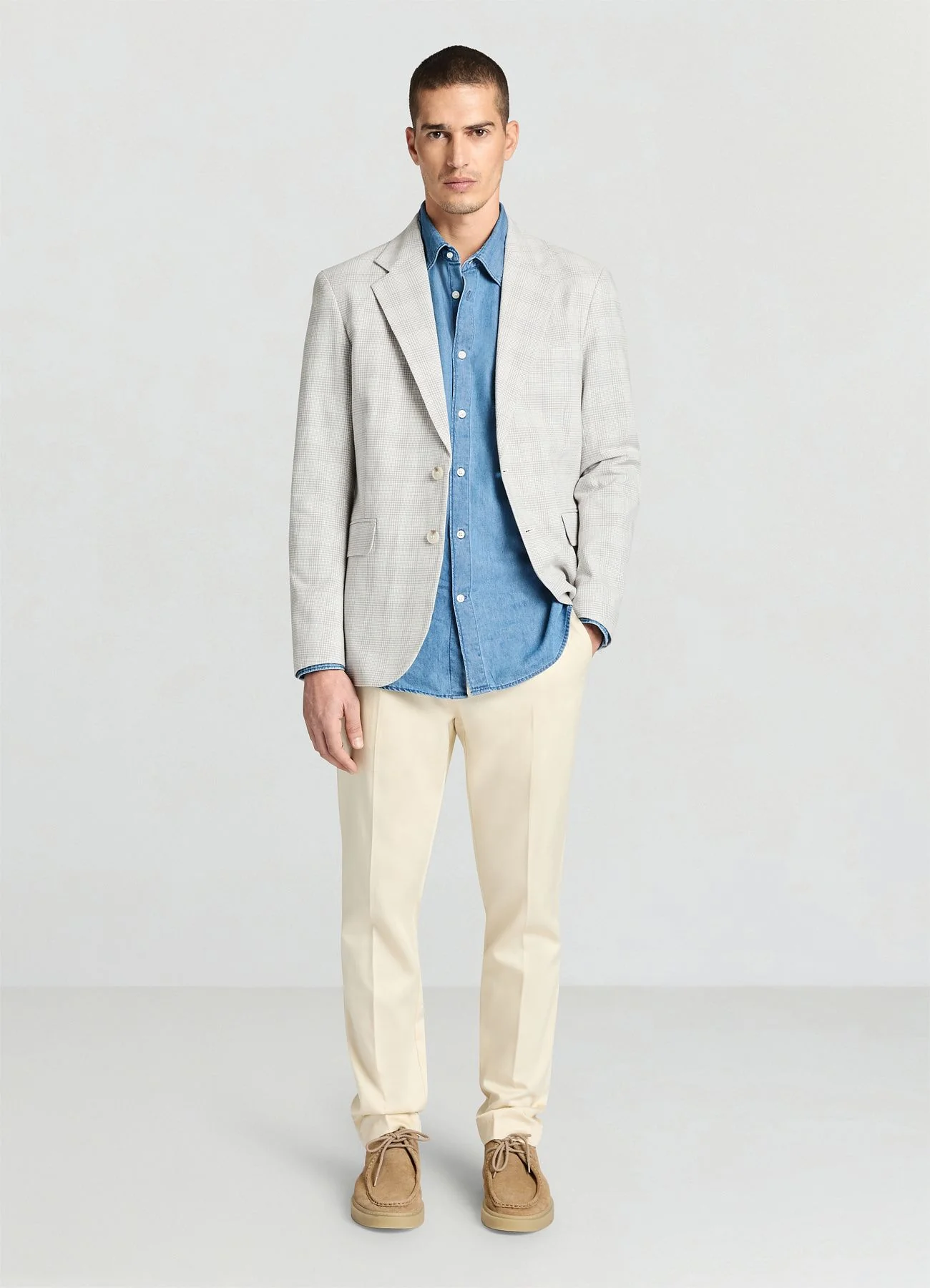 Camicia classica in denim - Image 3