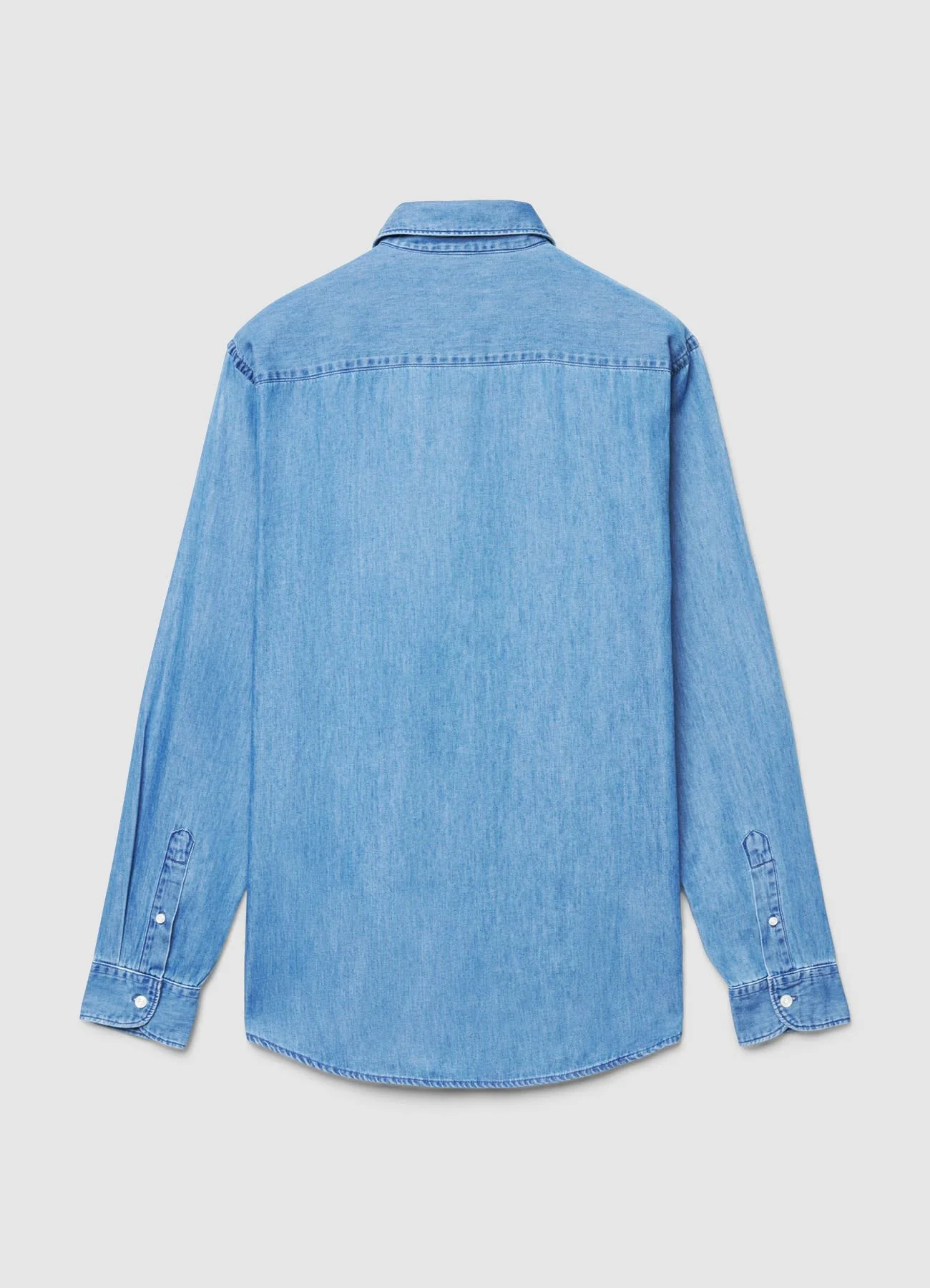 Camicia classica in denim - Image 4