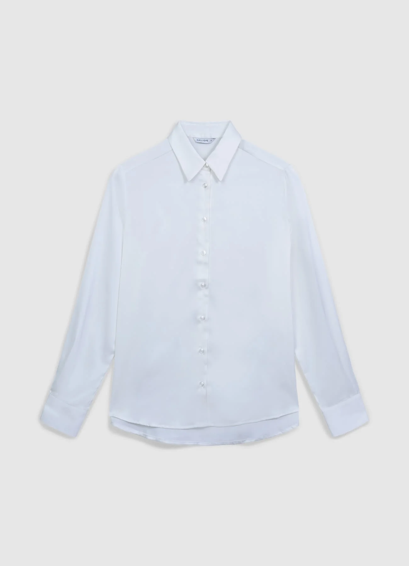 Camicia classica in simil satin - Image 4