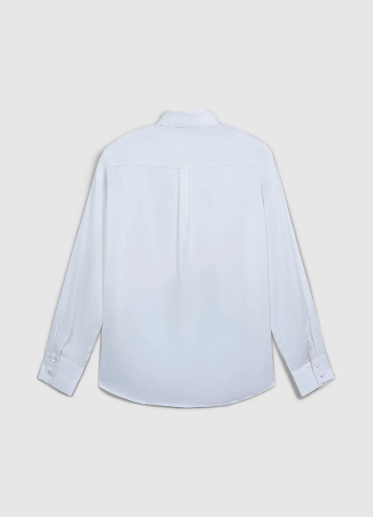 Camicia classica in simil satin - Image 5