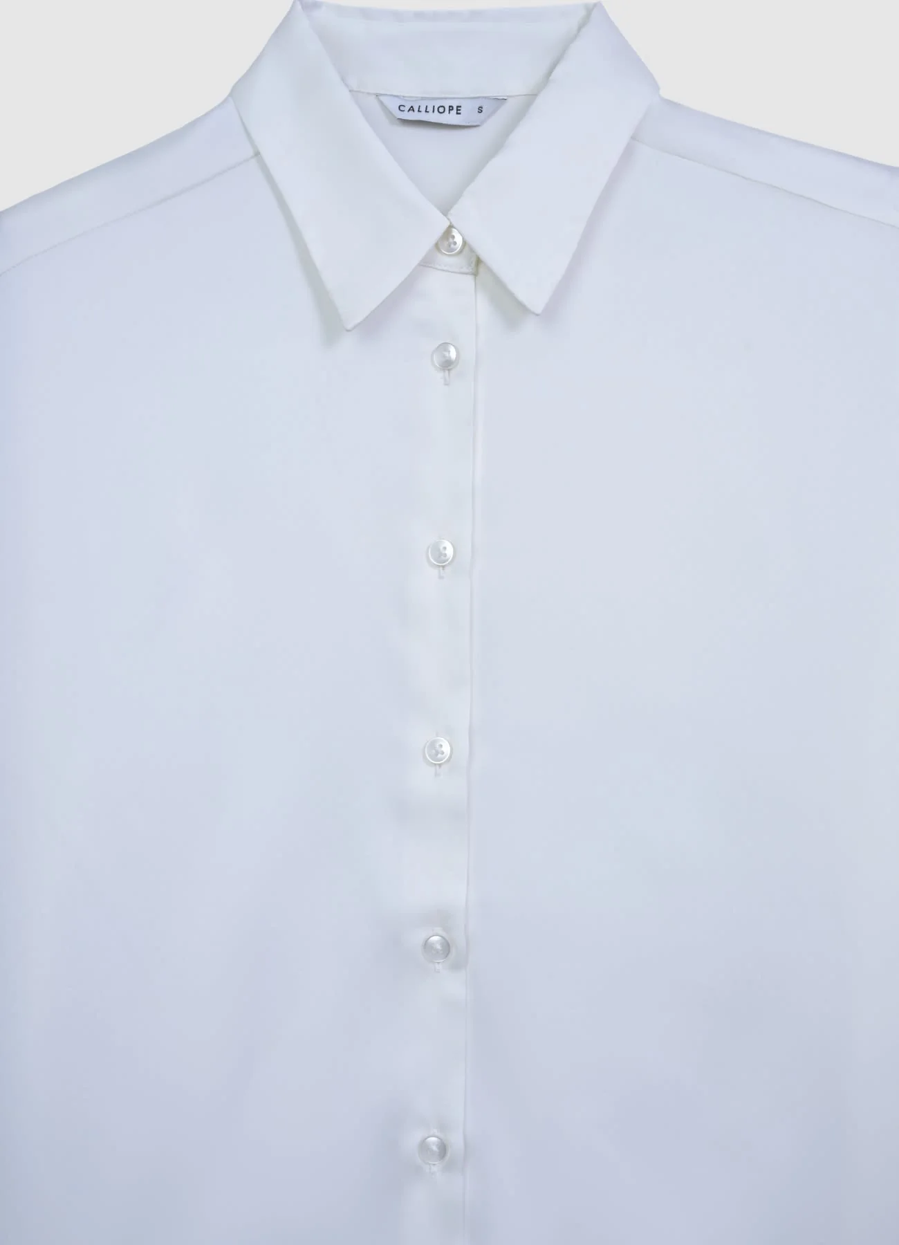 Camicia classica in simil satin - Image 6
