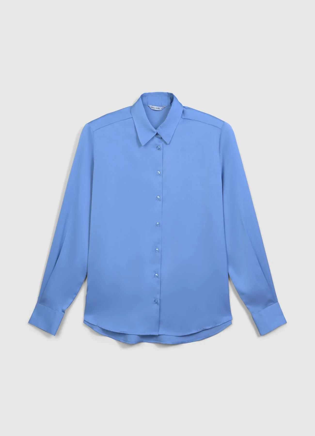 Camicia classica in simil satin - Image 4