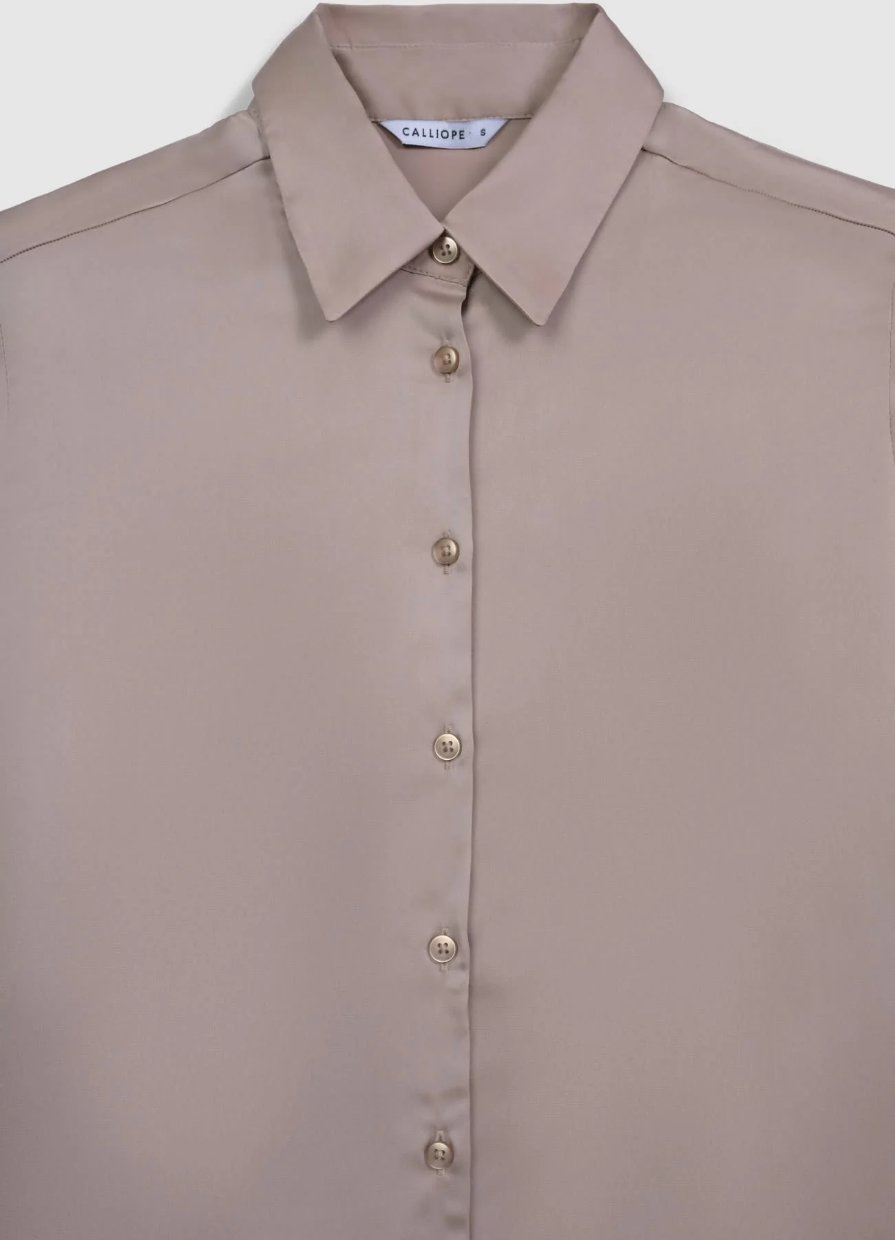 Camicia classica in simil satin - Image 4