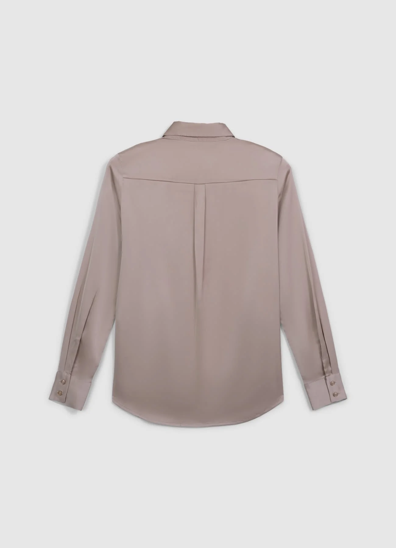 Camicia classica in simil satin - Image 5