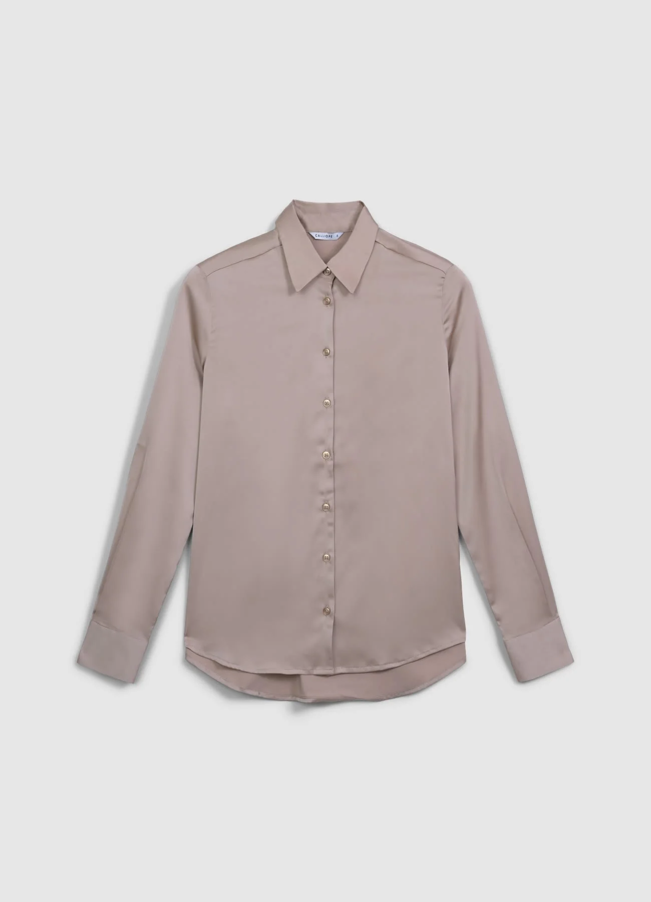 Camicia classica in simil satin - Image 6